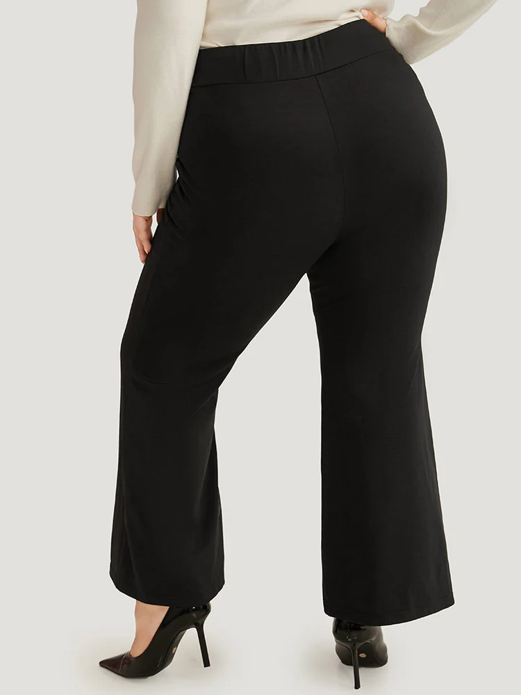 Bootcut Pearl Beaded Split Front Pants - Image 5
