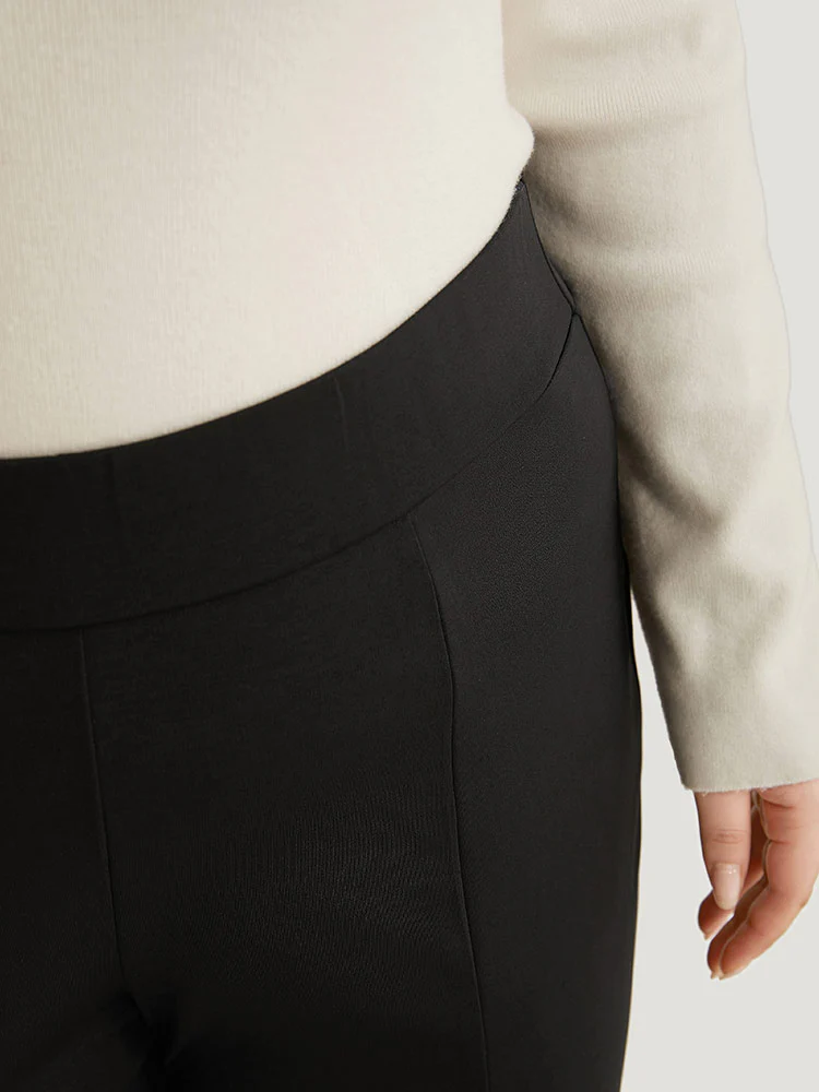 Bootcut Pearl Beaded Split Front Pants - Image 6