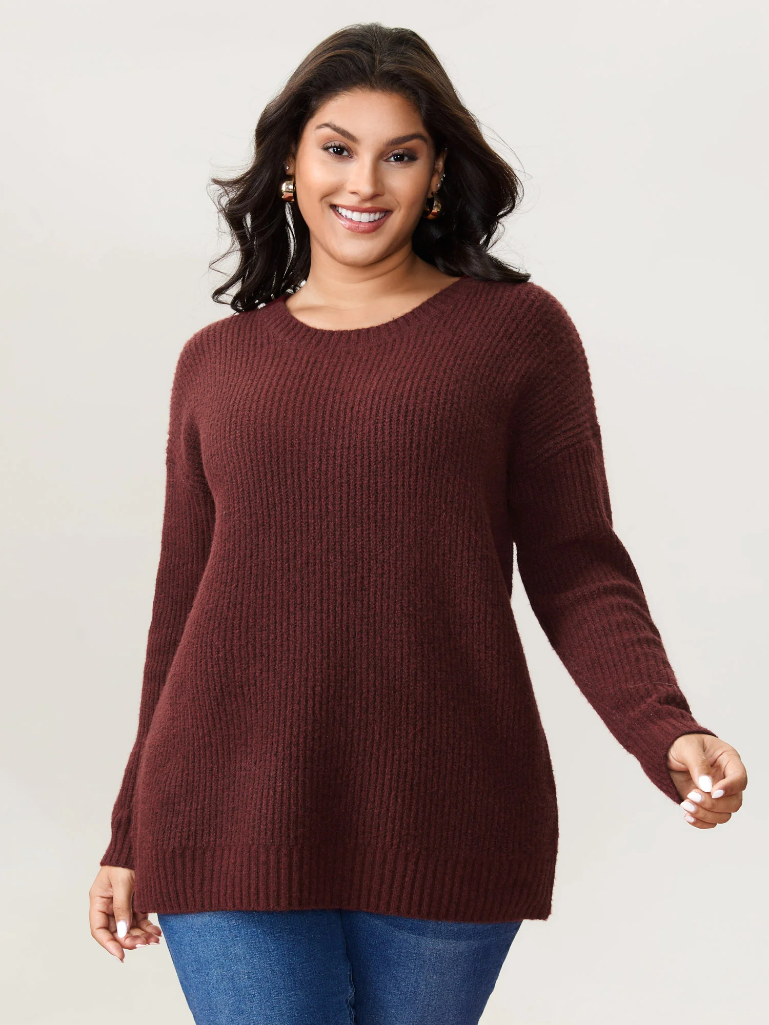 Bow Back Cut-Out Super Stretchy Pullover - Image 2
