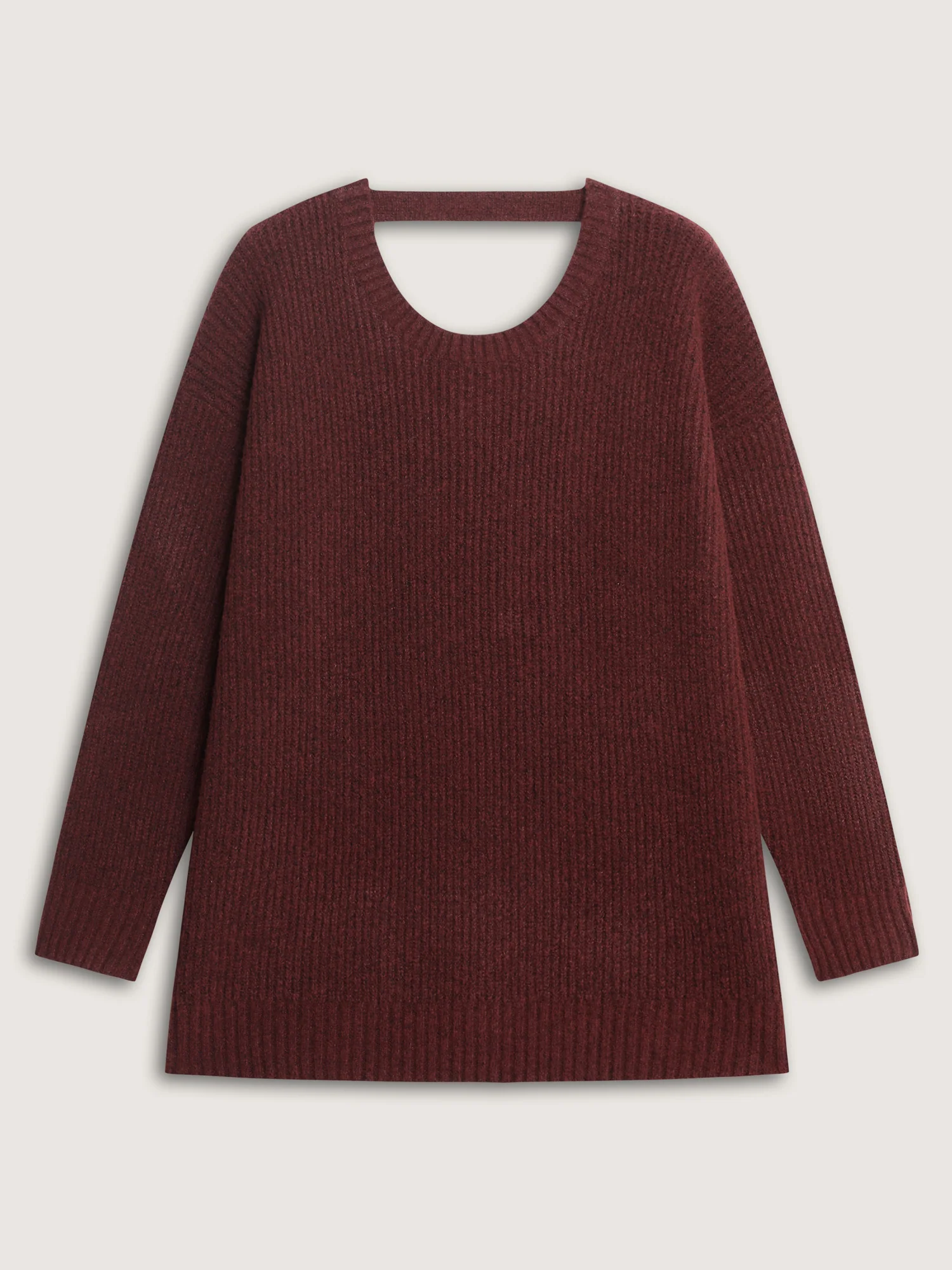 Bow Back Cut-Out Super Stretchy Pullover - Image 7