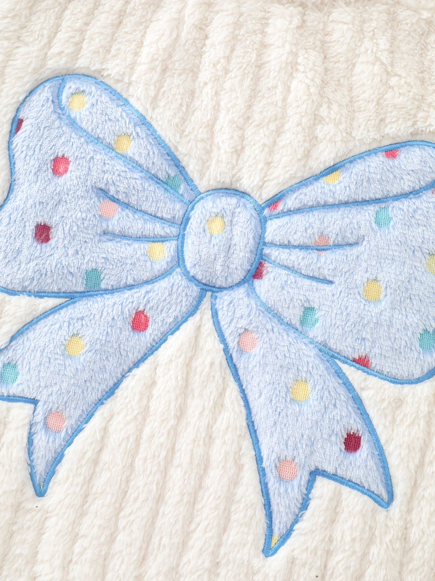 Bow Beautiful Applique Embroidery Lounge Top - Image 5