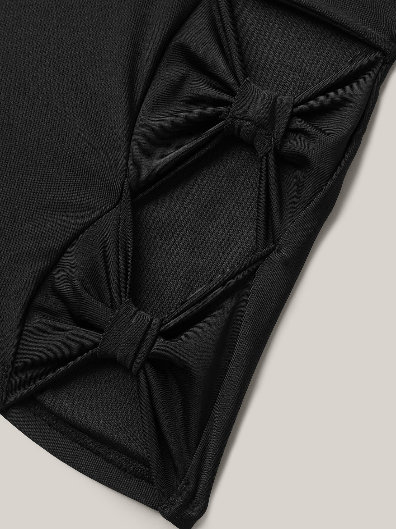 Bow Cut-Out Pockets Tight Swim Shorts - Image 6