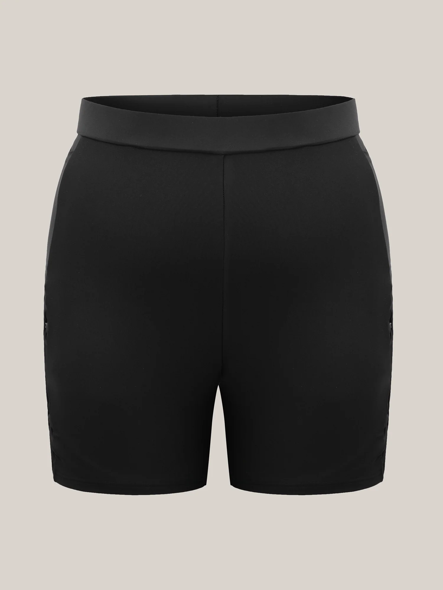 Bow Cut-Out Pockets Tight Swim Shorts - Image 7