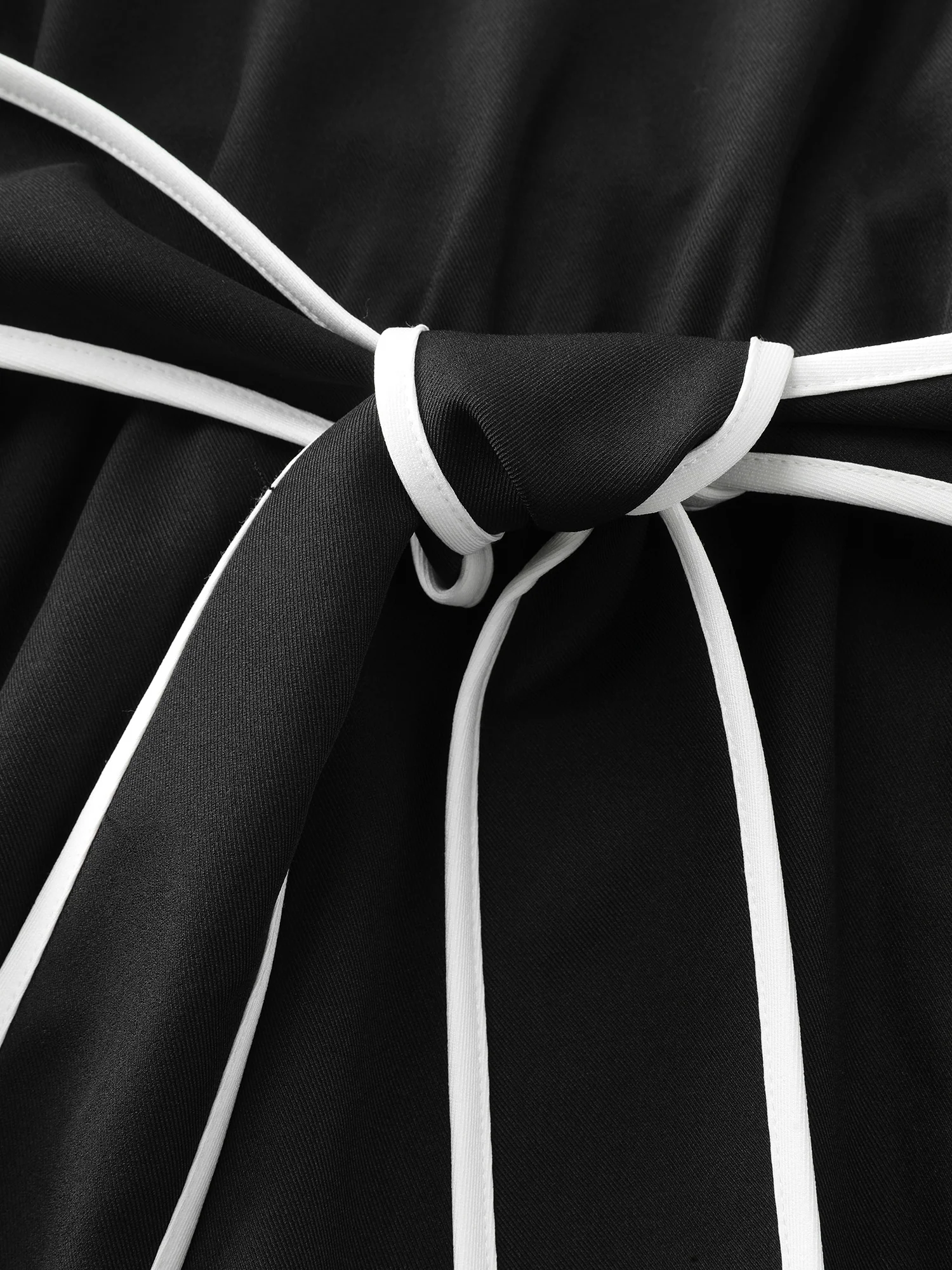 Bow-Front Waist Tie Midi Dress - Image 5