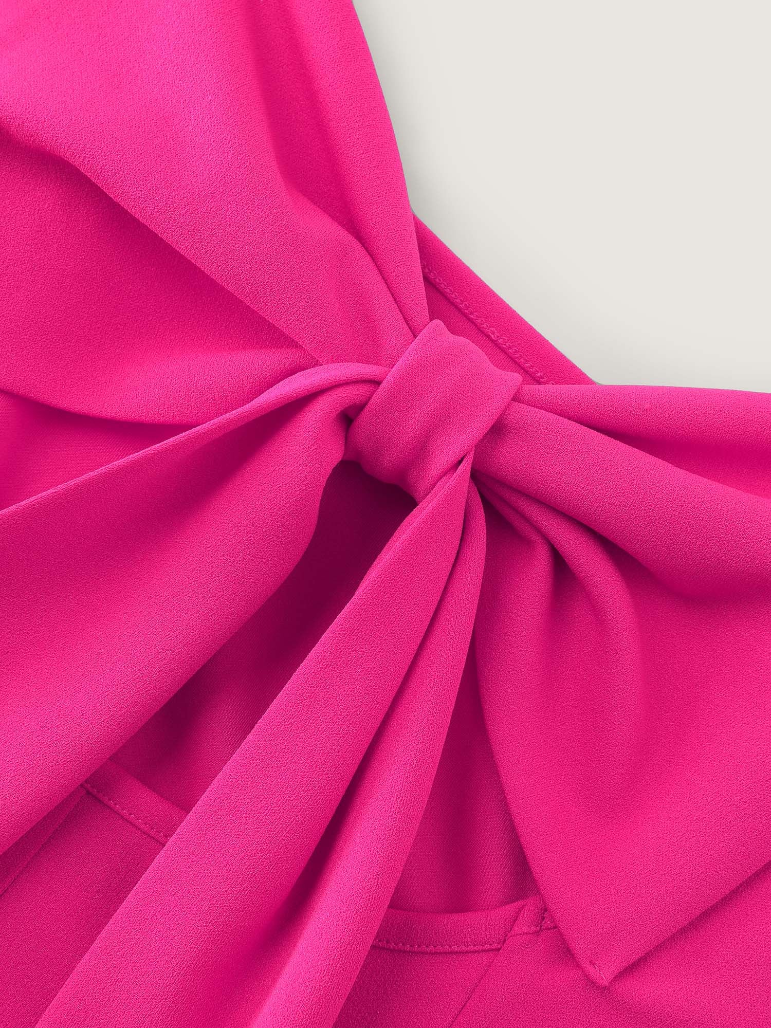 Bow-tiful Back Pleated Mini Dress - Image 5