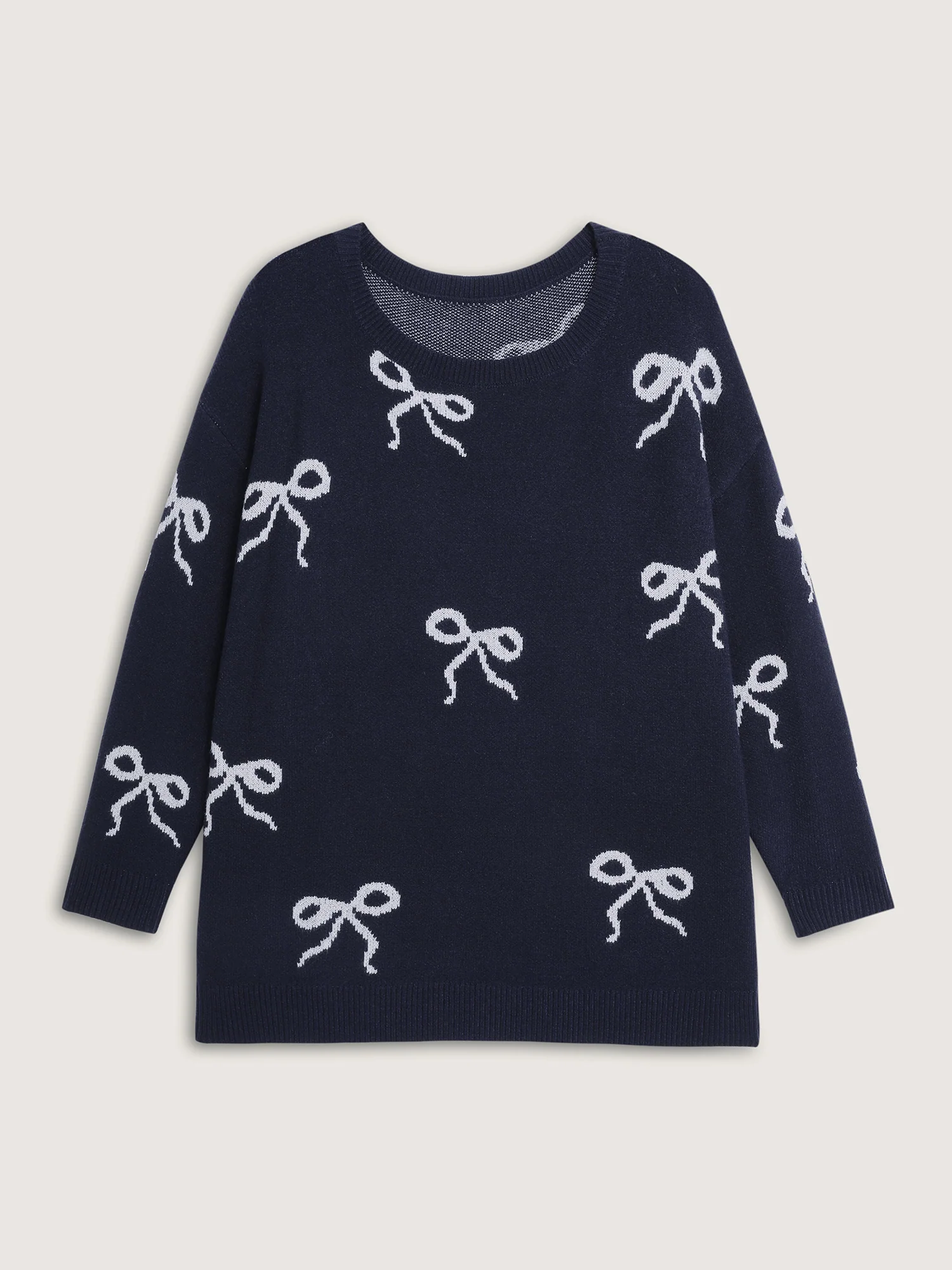 Supersoft Bowknot Boat Neckline Pullover - Image 7