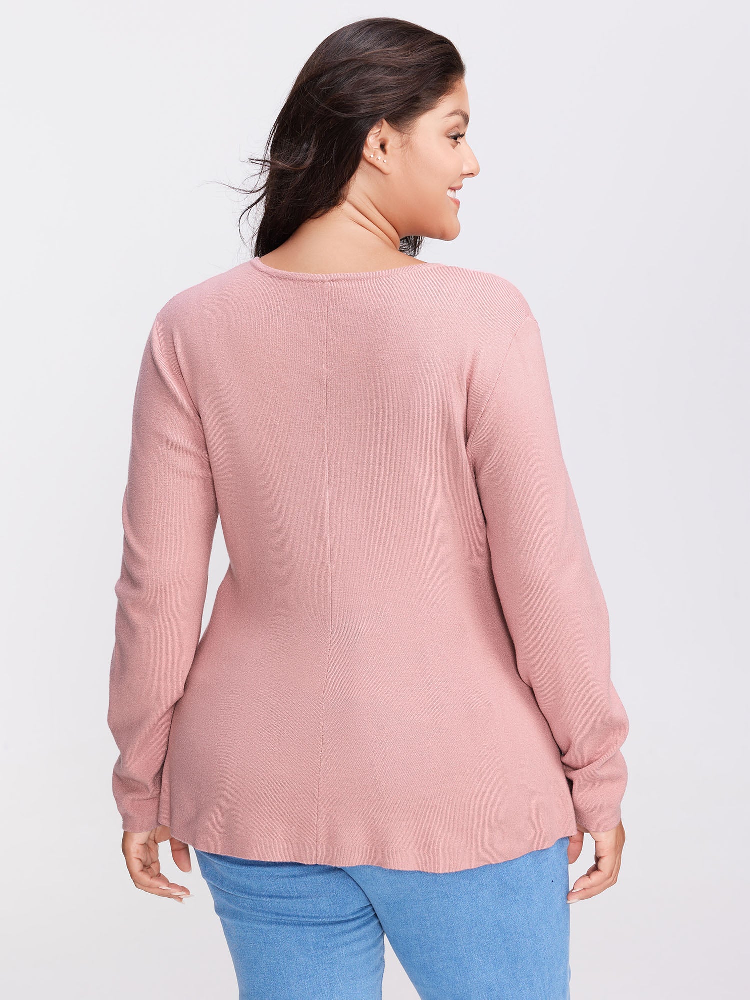 Bowknot Cinched-Waist A-Line Pullover - Image 4