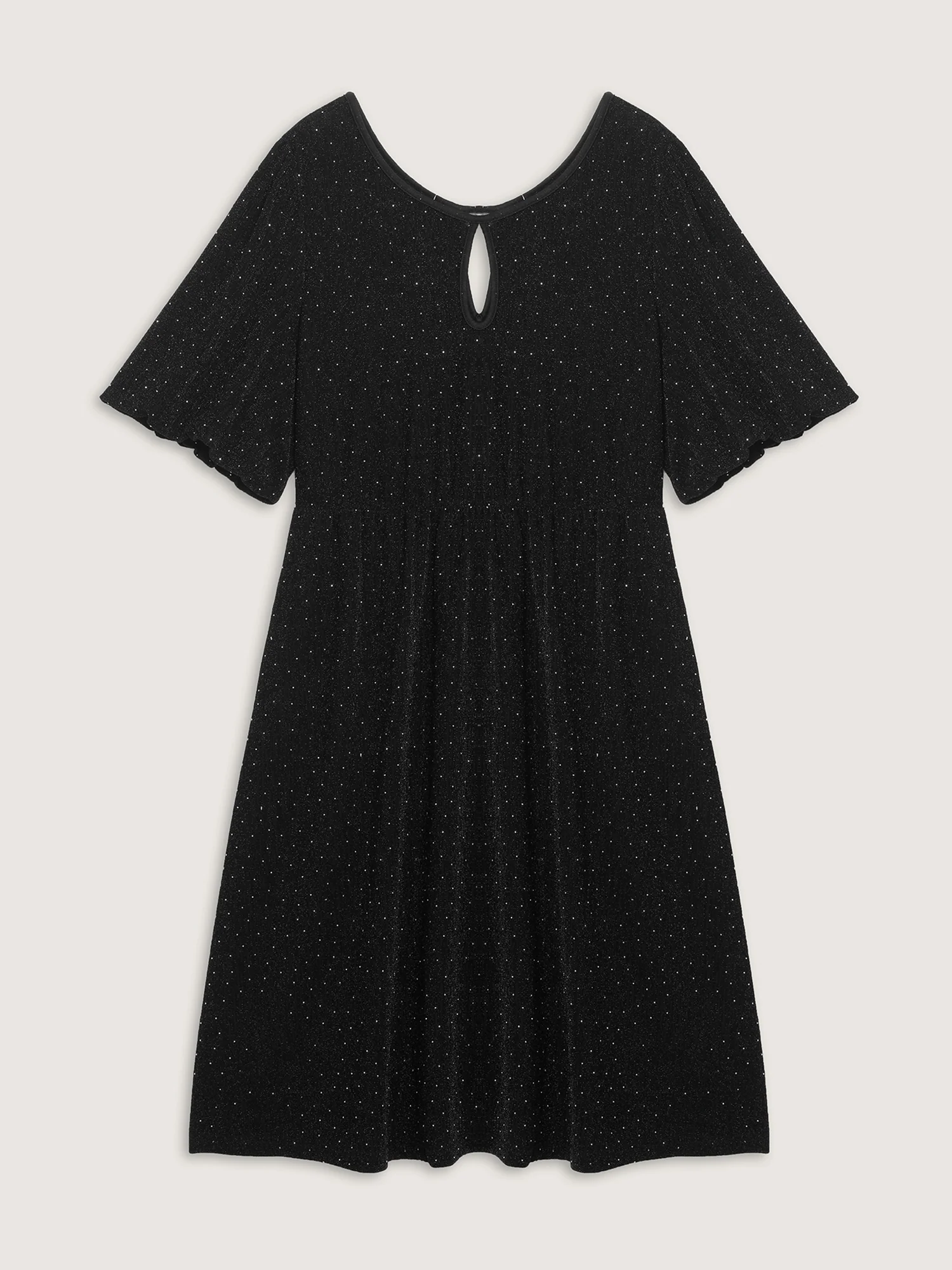 Bowknot Rhinestone Pockets Mini Dress - Image 8
