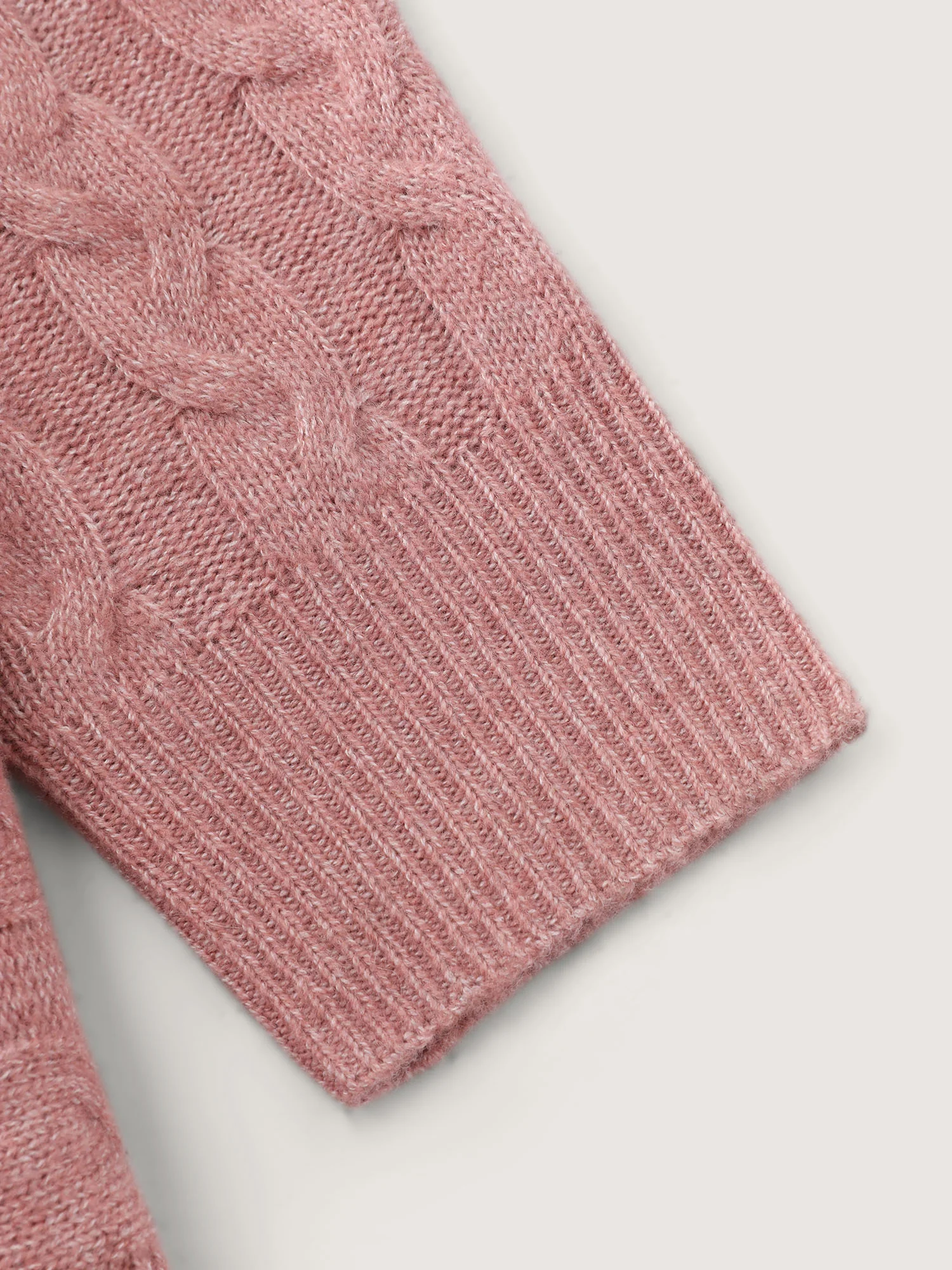 Braided Texture Dolman Sleeve Pullover - Image 7