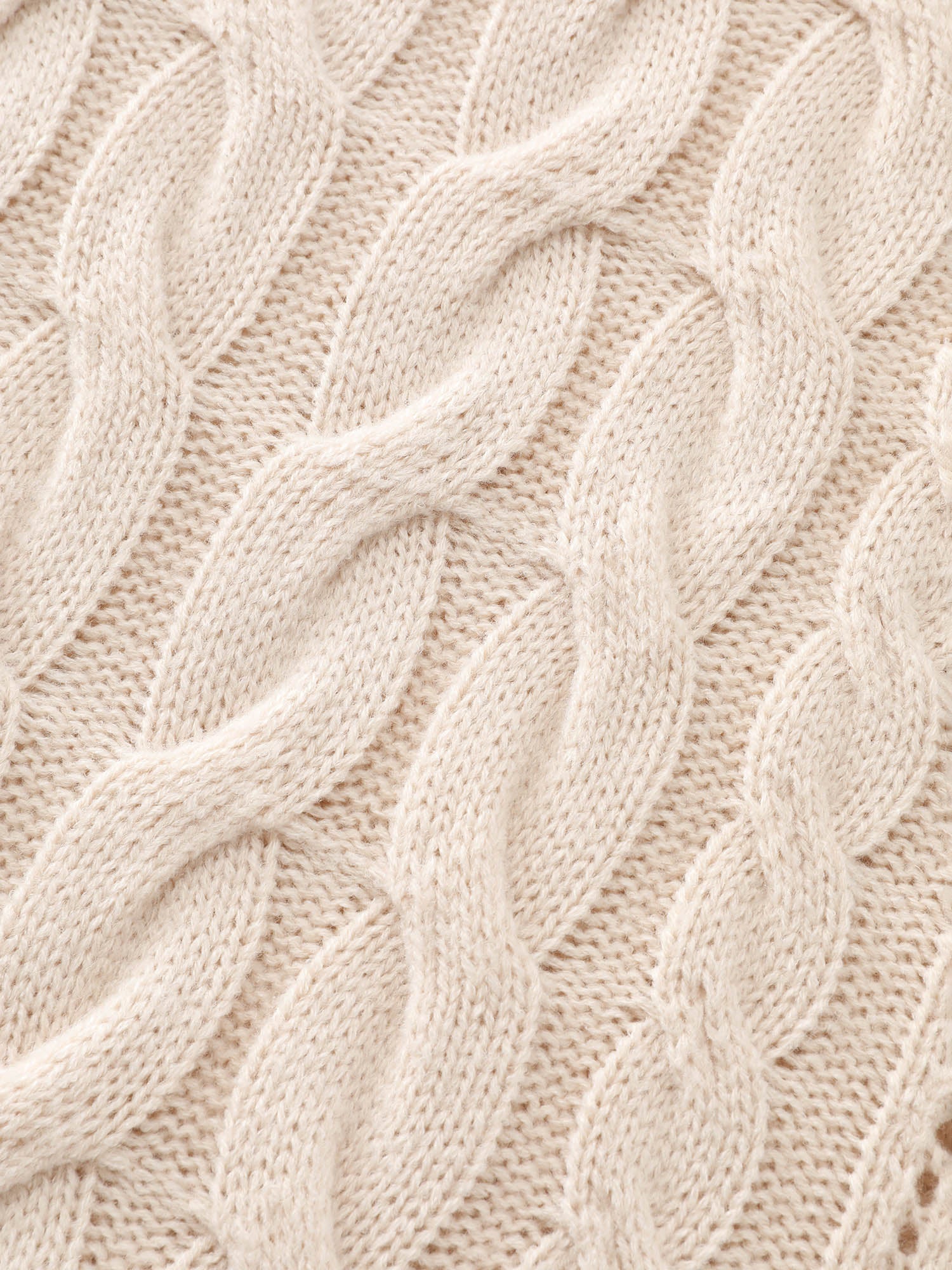 Braided Texture Ribbed Hem Sleeveless Pullover - Image 5