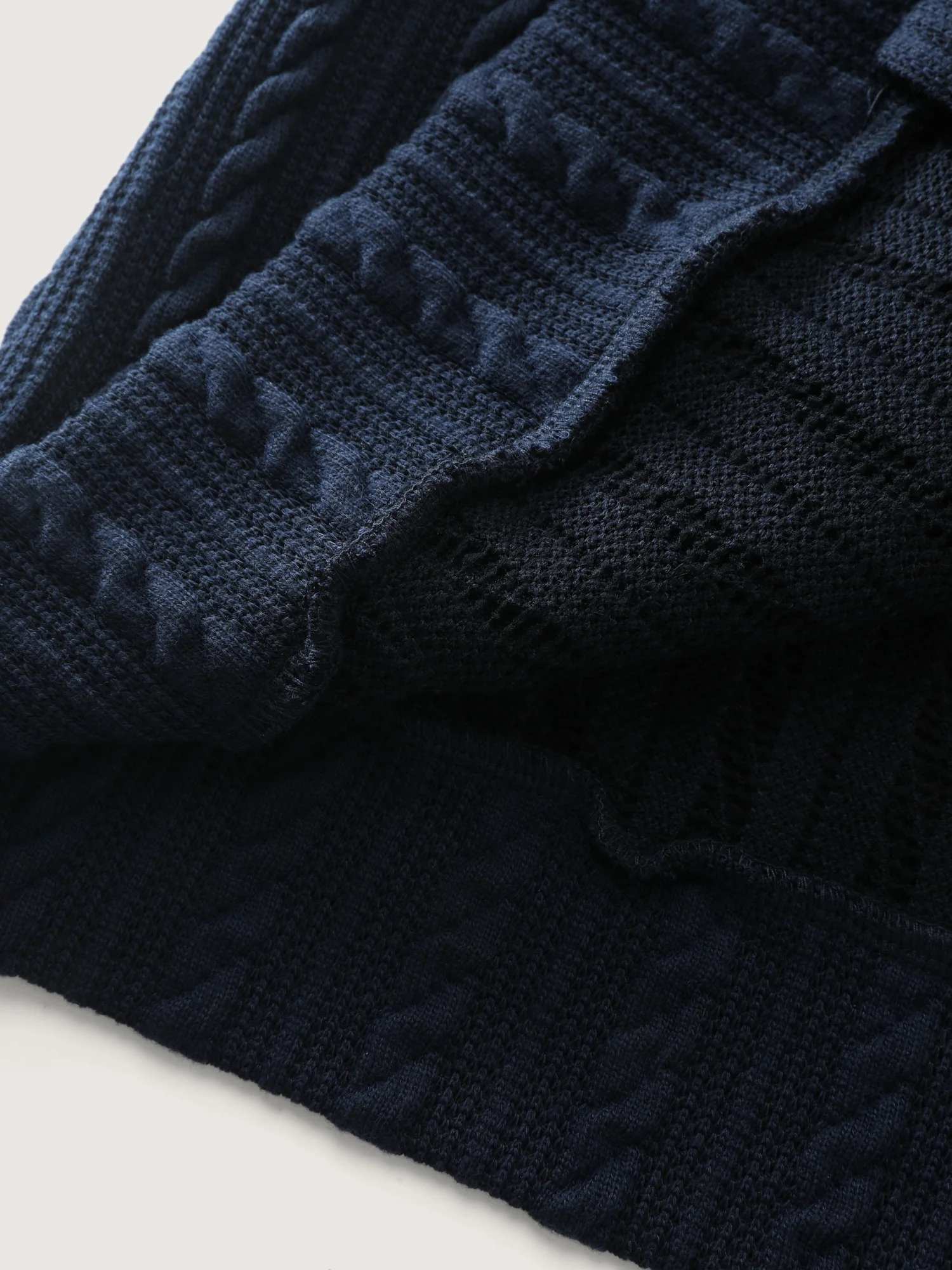 Braided Texture Zipper Hoodie - Image 8