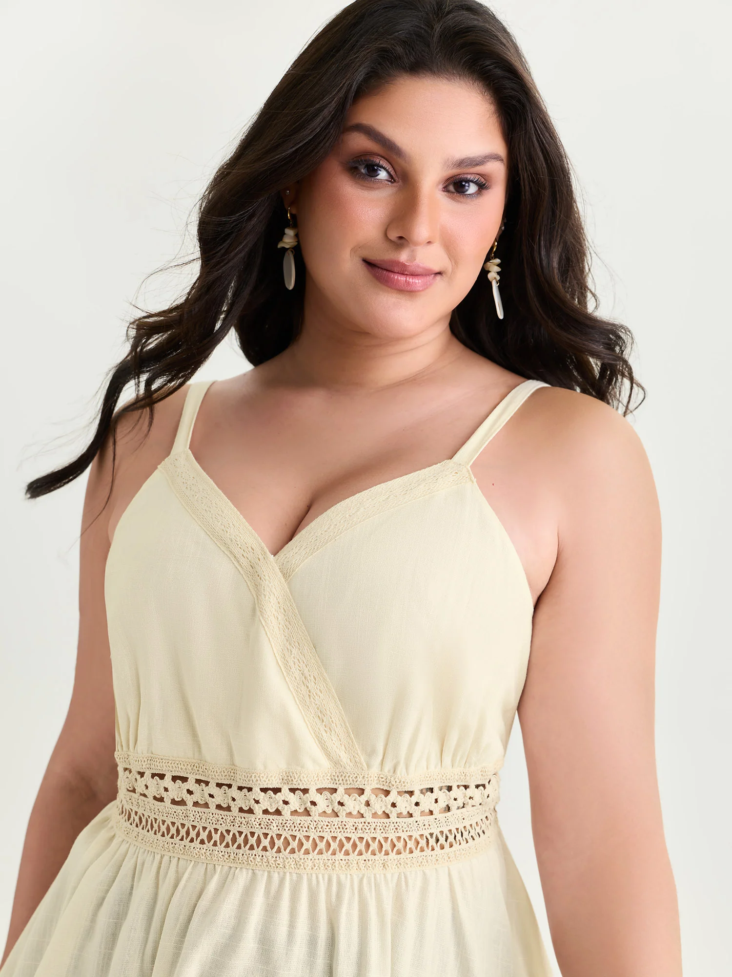 Breathable Contrast Waistline Tank Top - Image 2