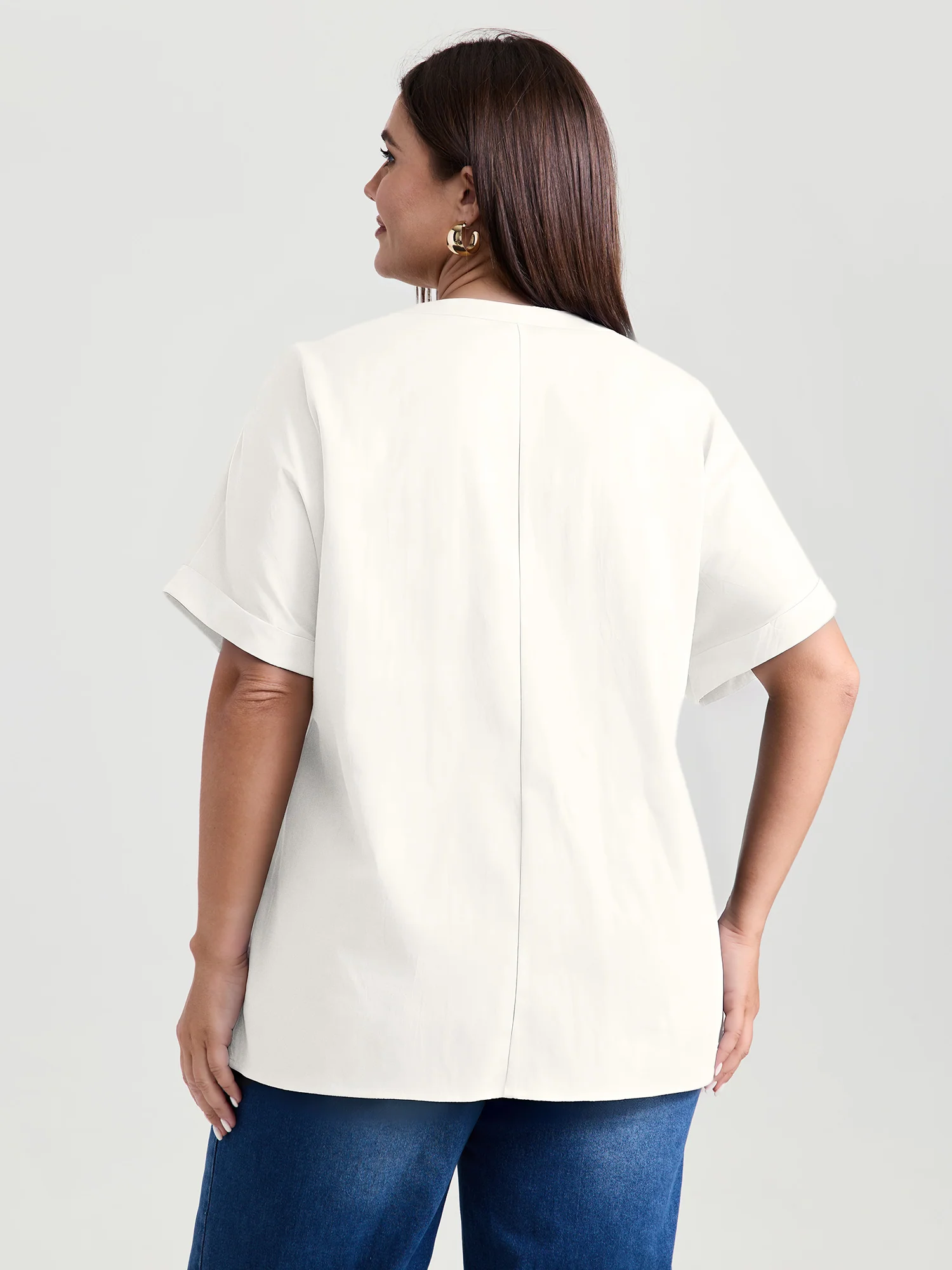 Breathable Feel Textured Blouse - Image 11