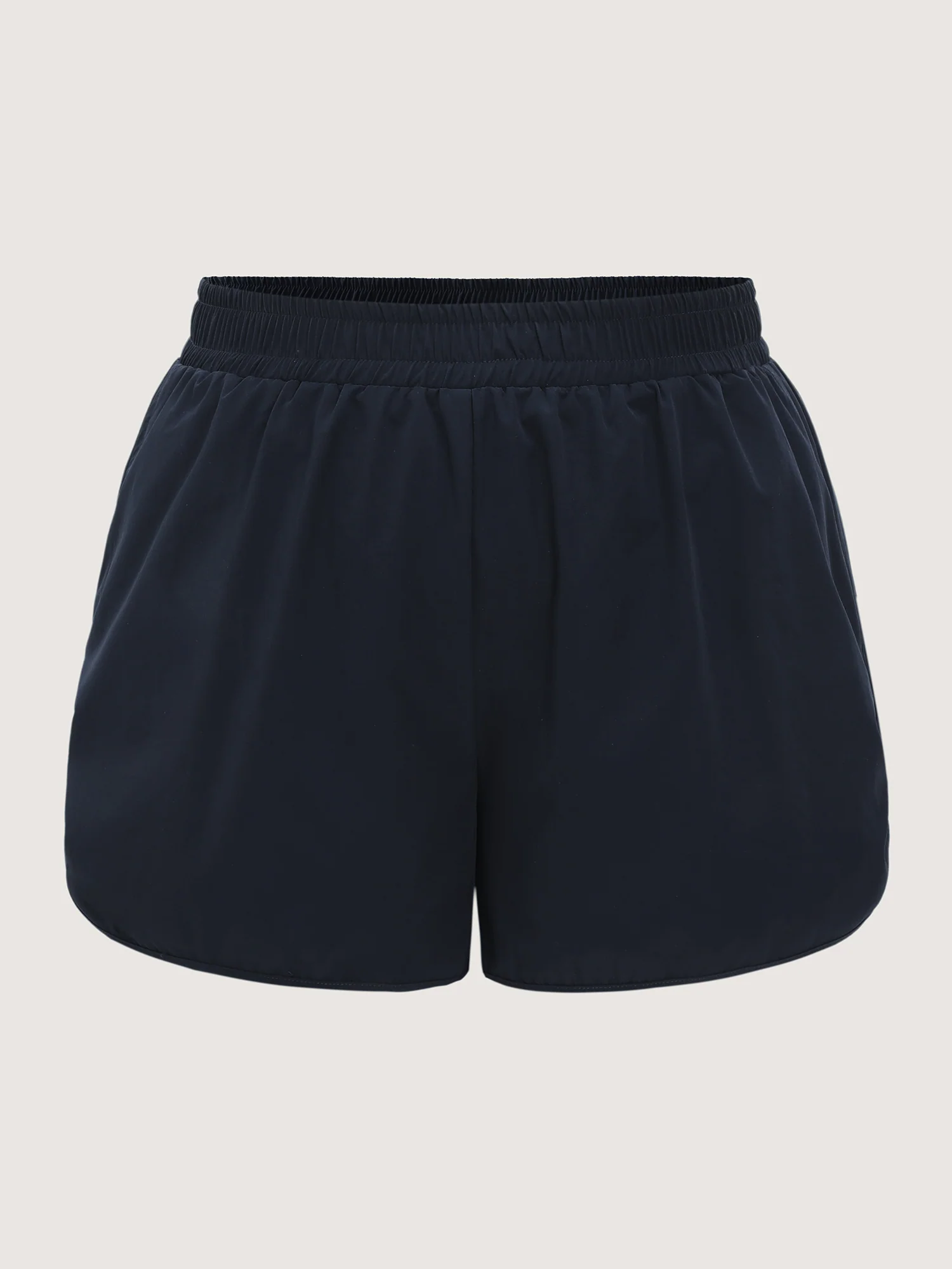 Breathable Wide Waistband Ruched Shorts - Image 8