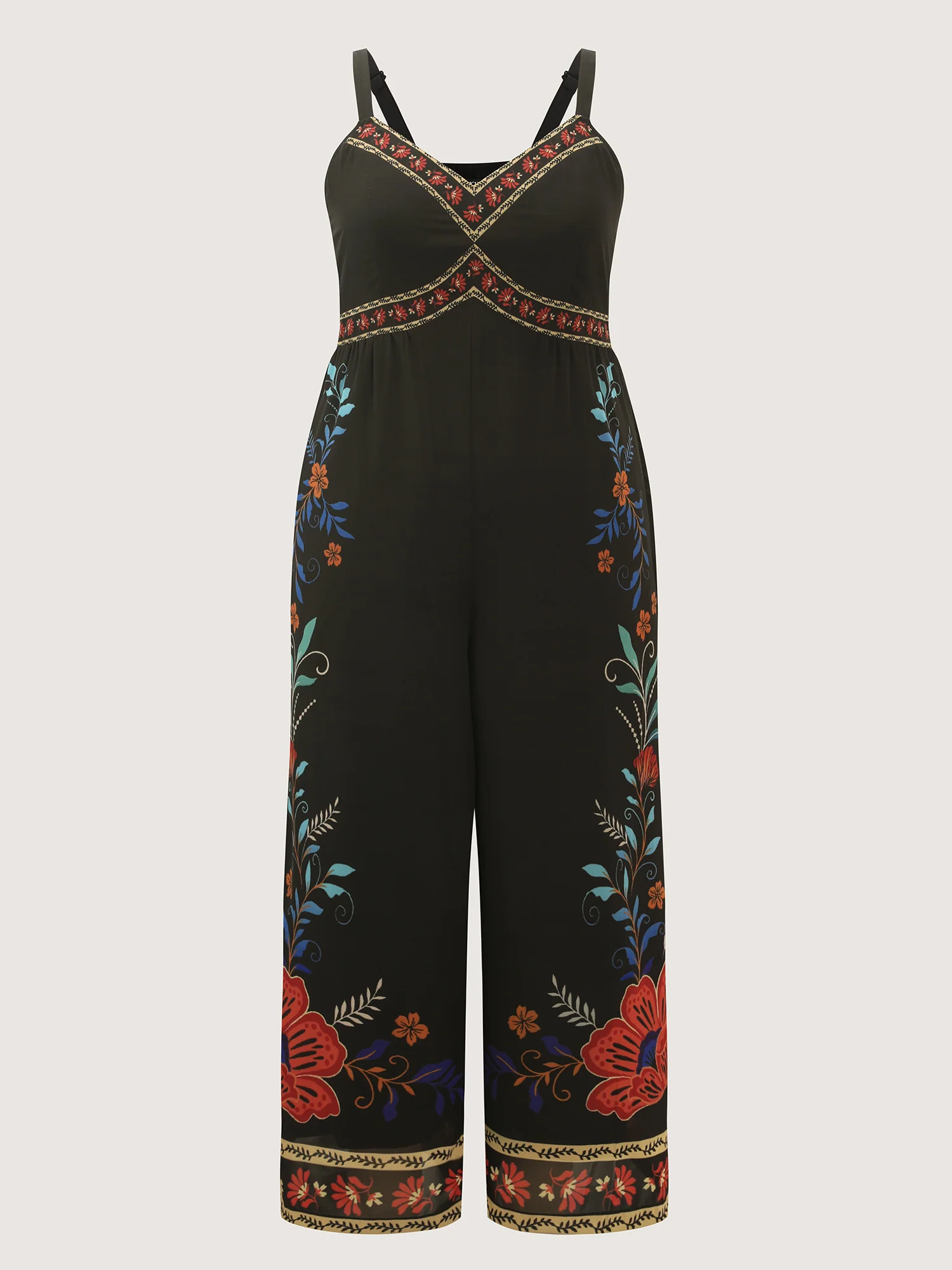 Breezy Colorful Floral Print Jumpsuit - Image 7