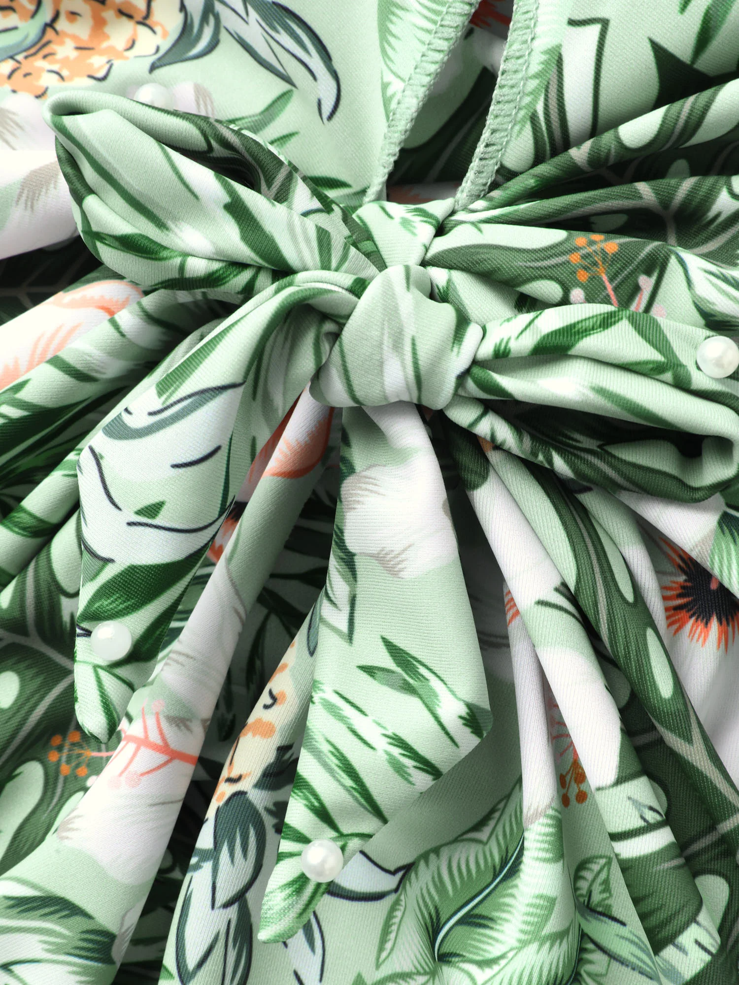Breezy Floral Knotted Twist Swim Dress - Image 5