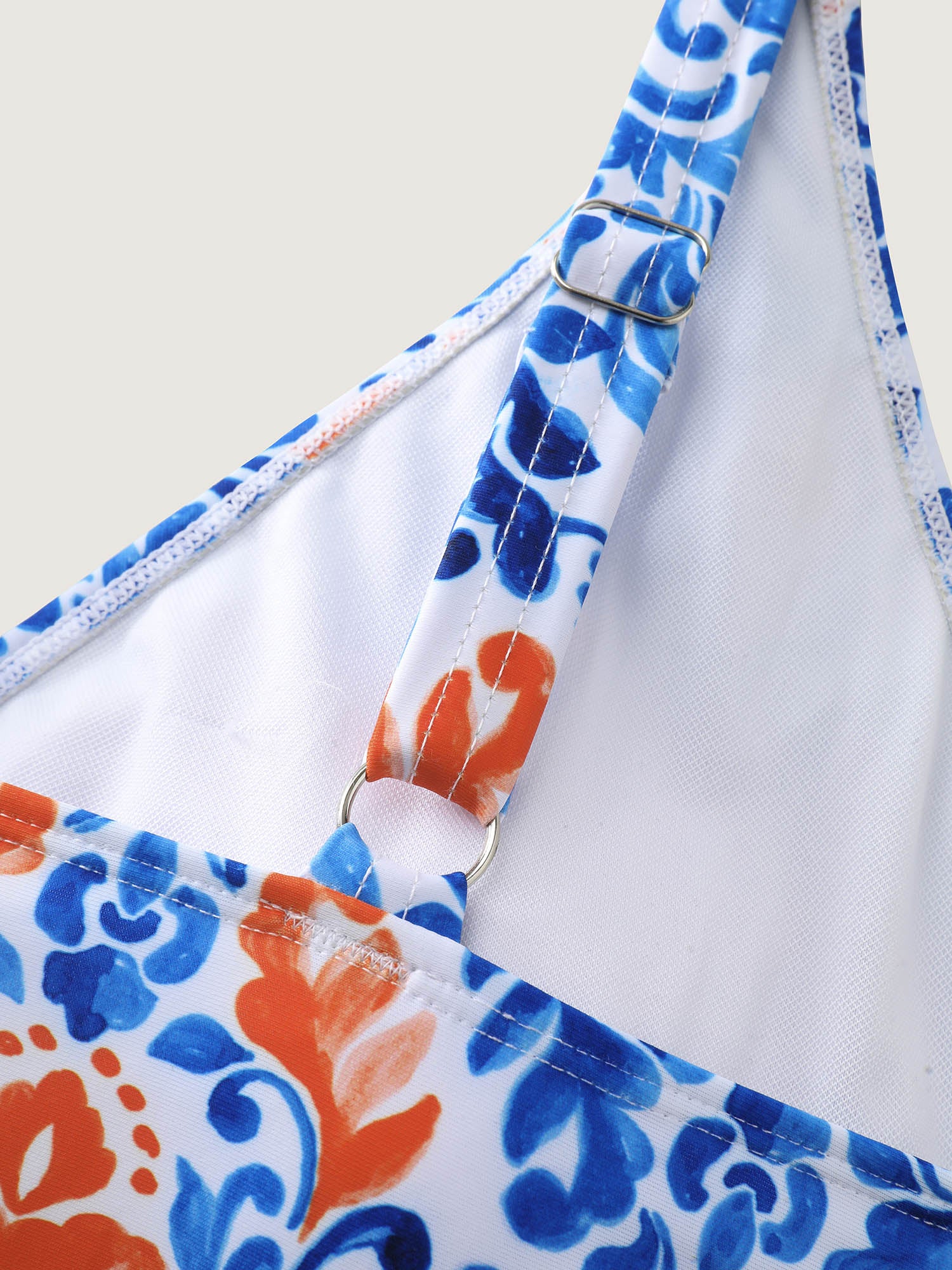 Breezy Print Pocket Surplice Swim Dress - Image 10