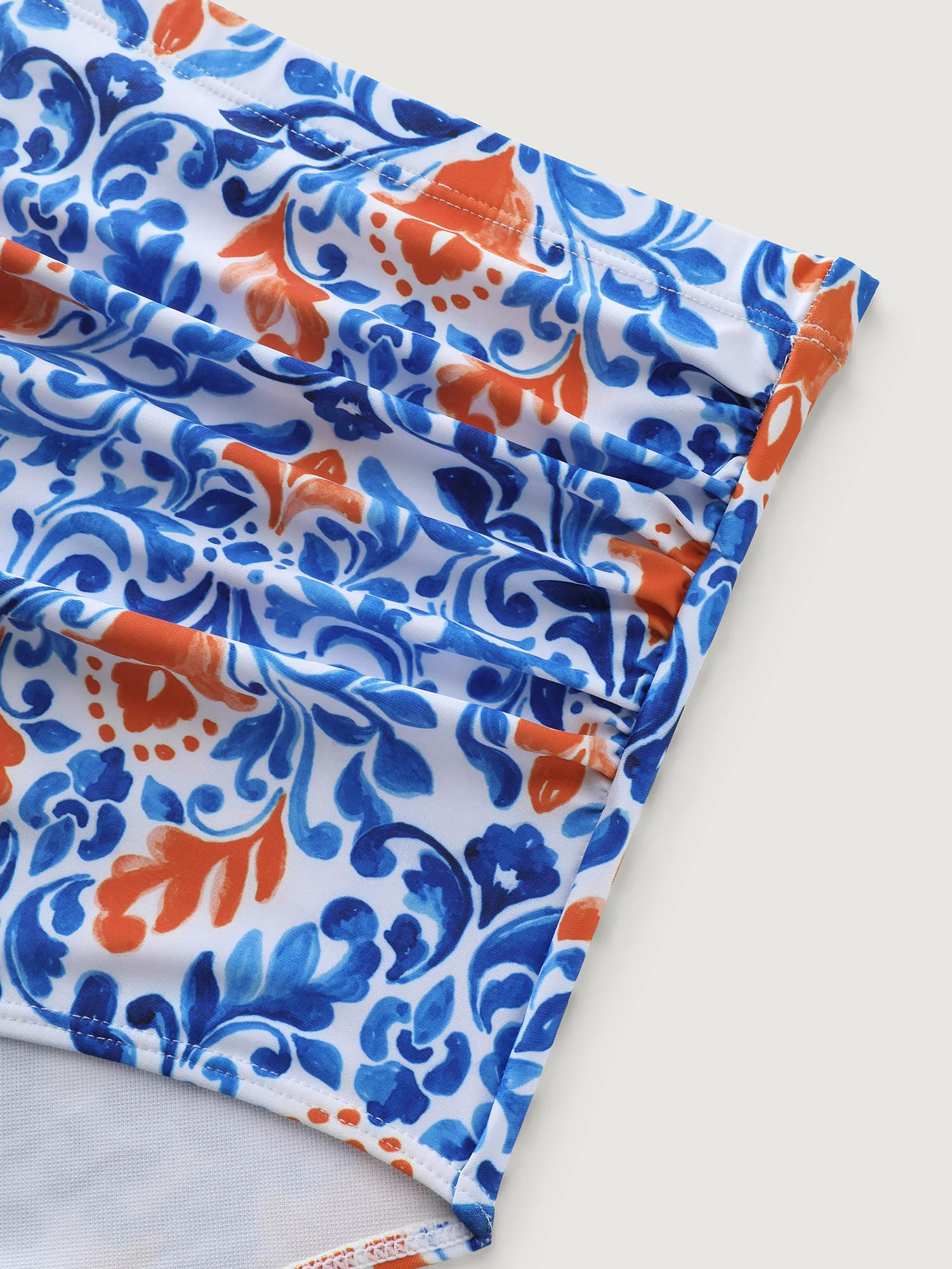 Breezy Print Pocket Surplice Swim Dress - Image 9