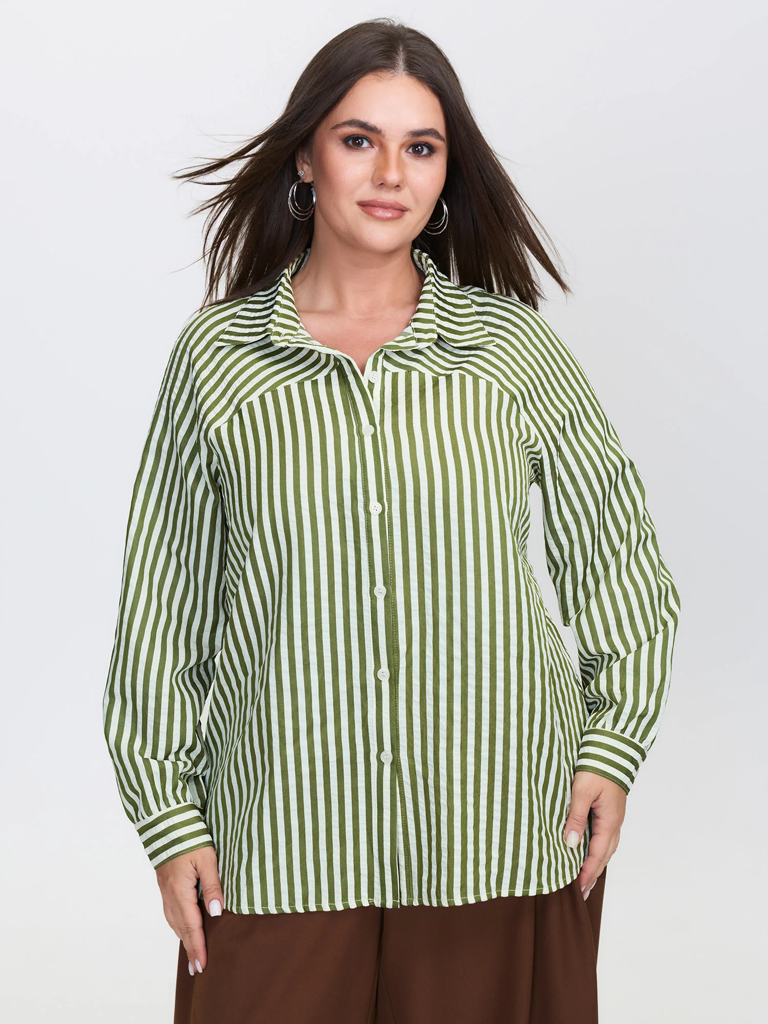 Breezy Stripe Button-Down Shirt - Image 2