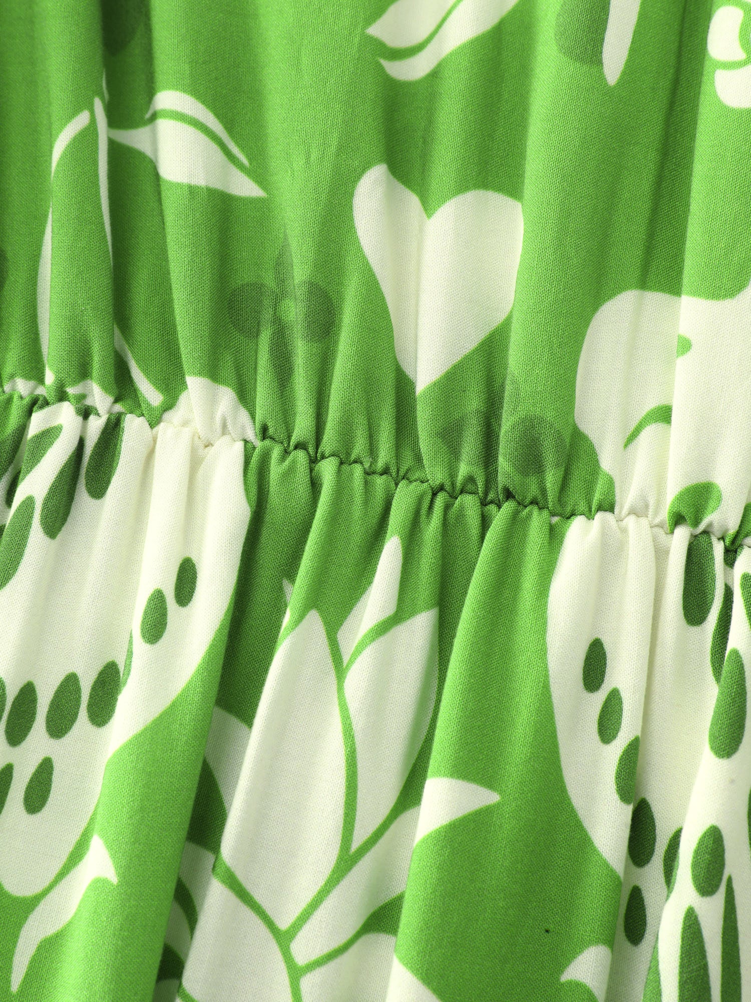Breezy Tropical Print Waist Defining Maxi Dress - Image 6