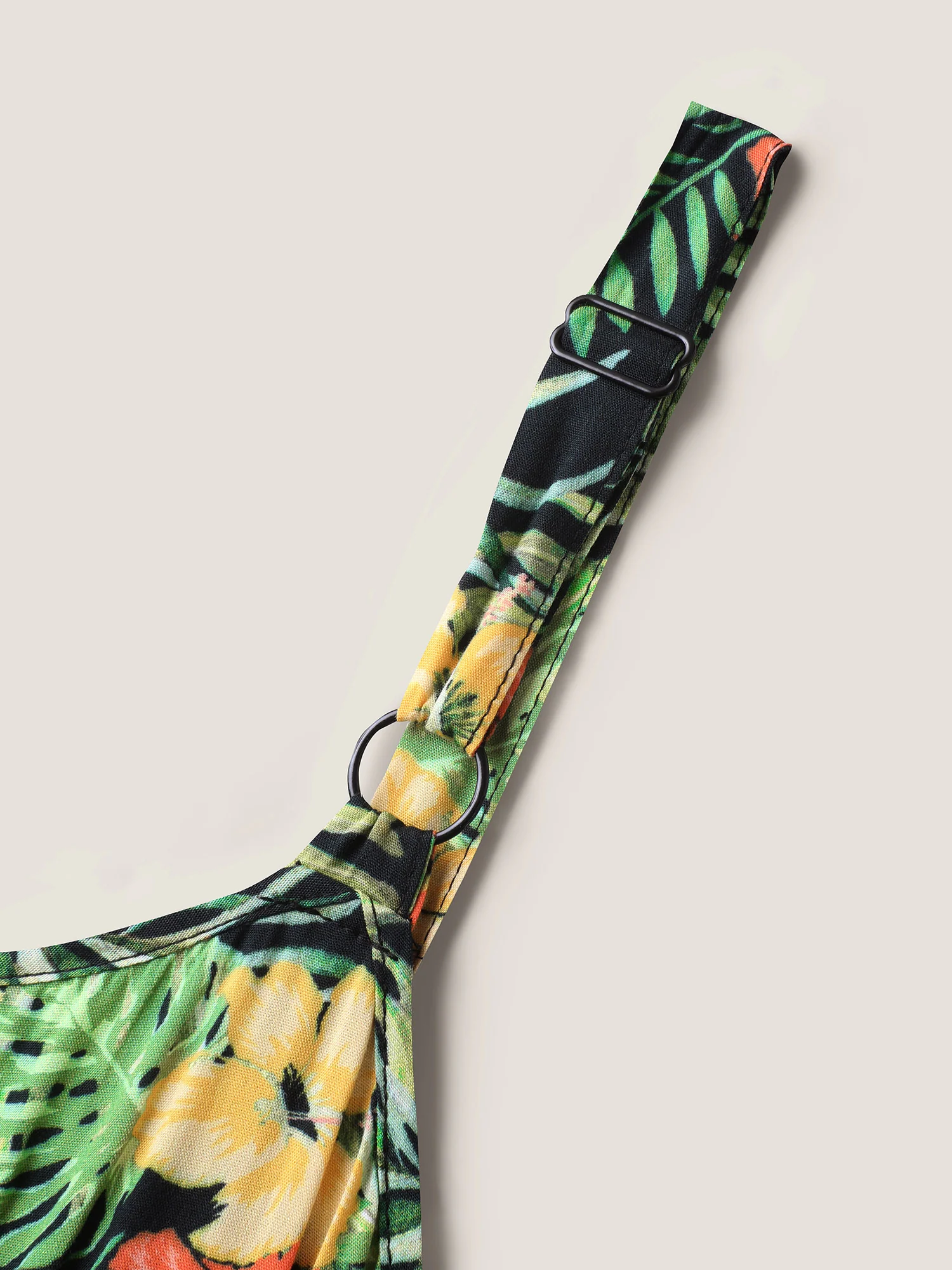 Breezy Tropics Shirred Waist Midi Dress - Image 5