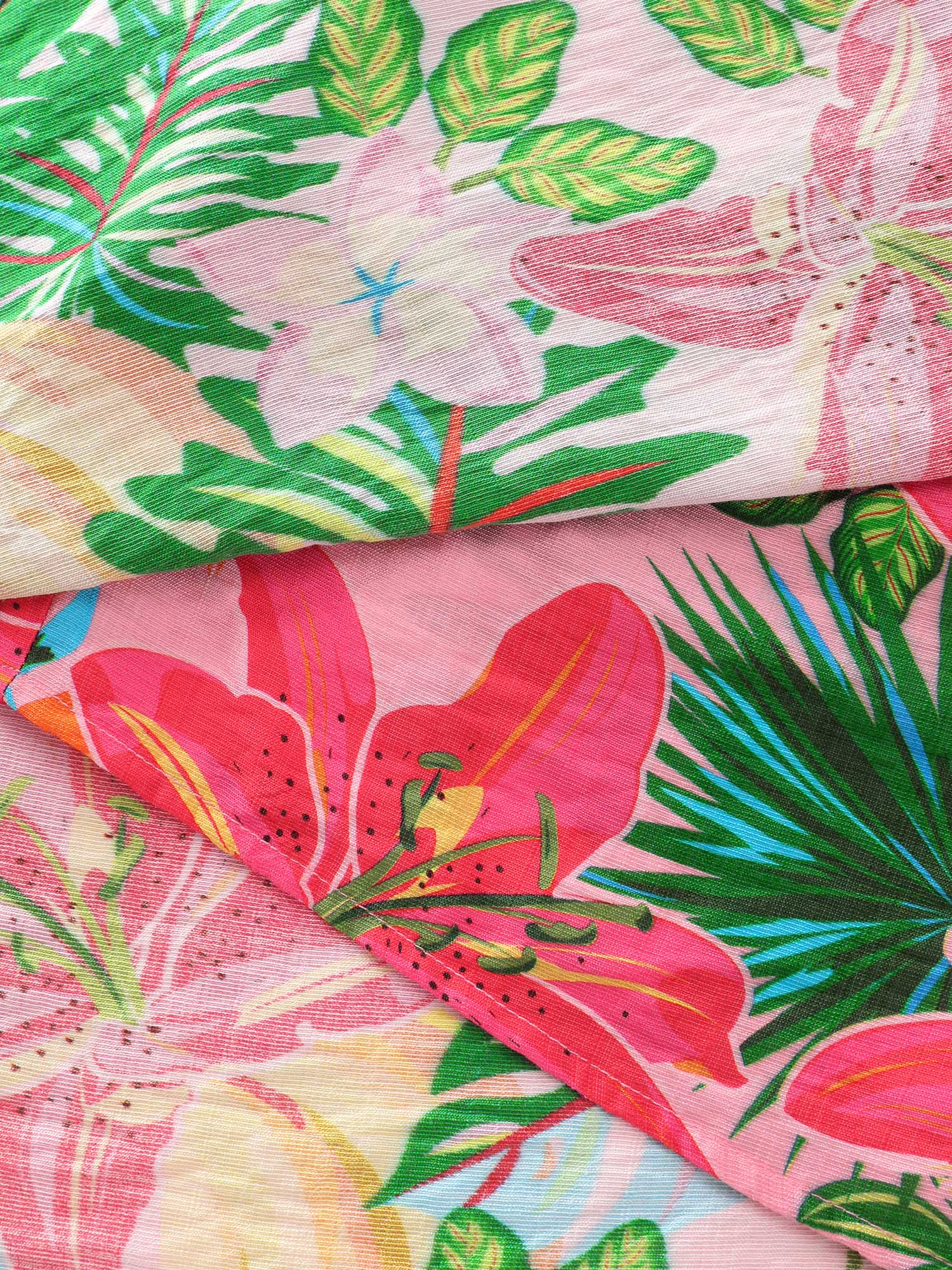 Bright Floral Print Built-In Shorts Mini Dress - Image 6