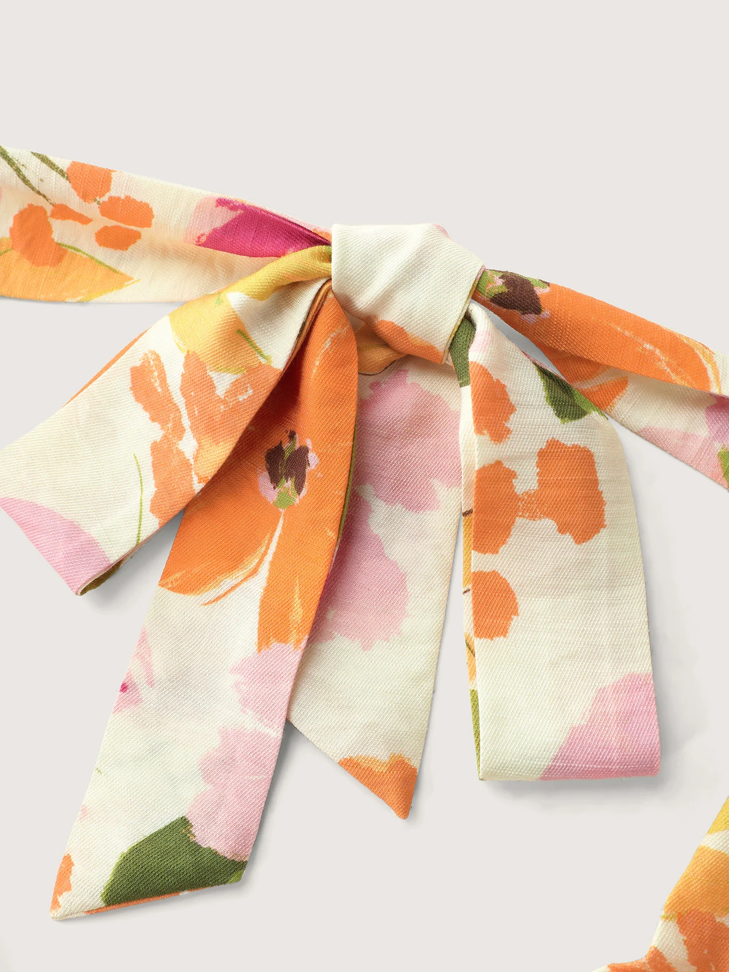 Bright Floral Print Halter Midi Dress - Image 6
