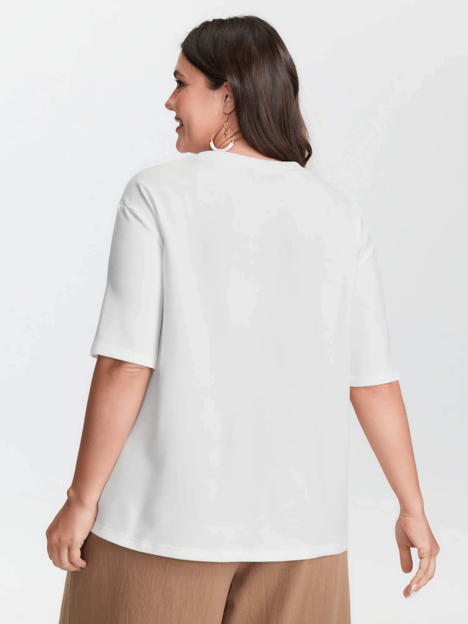 Bright Fruit Print Plain T-Shirt - Image 4