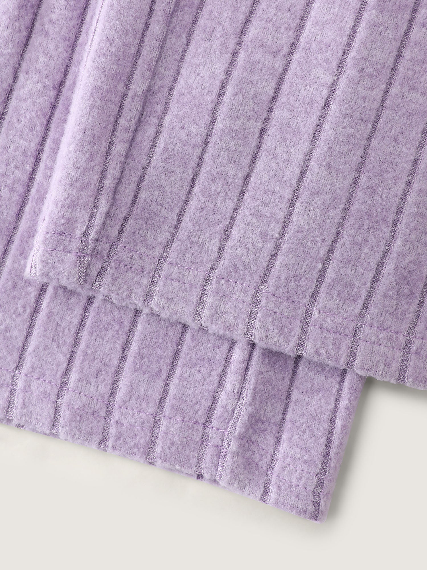 Brushed Ribbed Wide-Leg Lounge Bottoms - Image 7