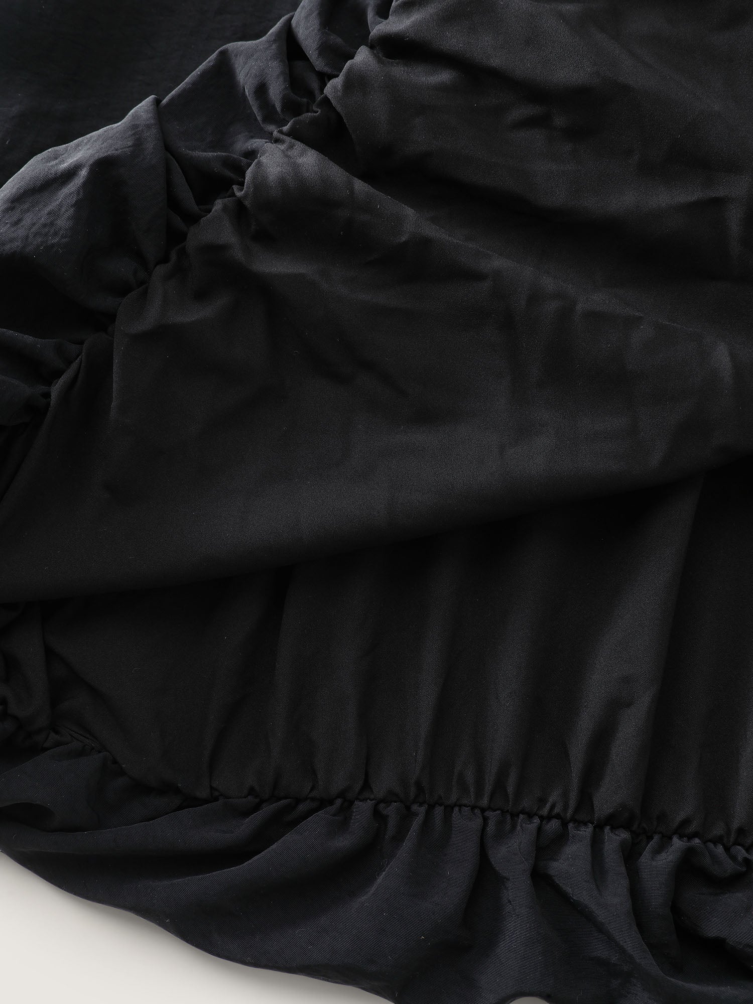 Bubble Hem Skirt Mock Neck Midi Dress - Image 8