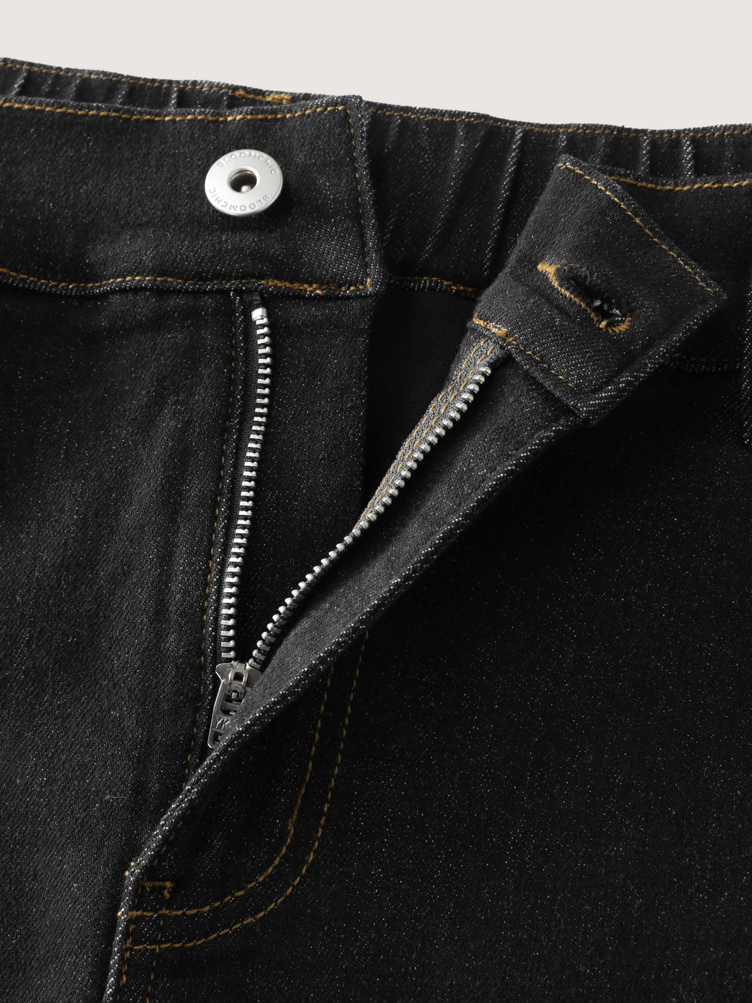 Built-In-Shorts Stretchy Denim Skort - Image 7