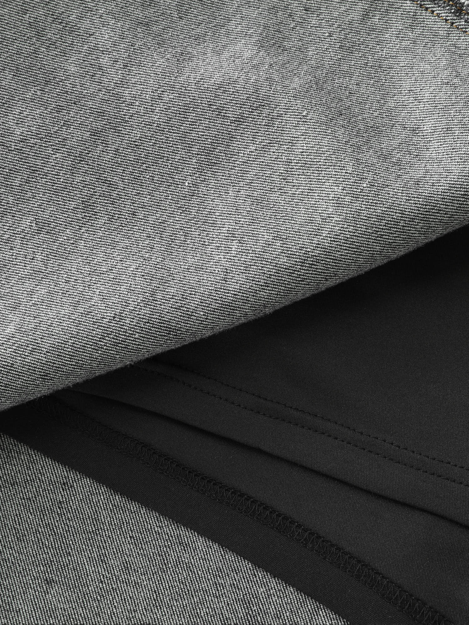 Built-In-Shorts Stretchy Denim Skort - Image 8