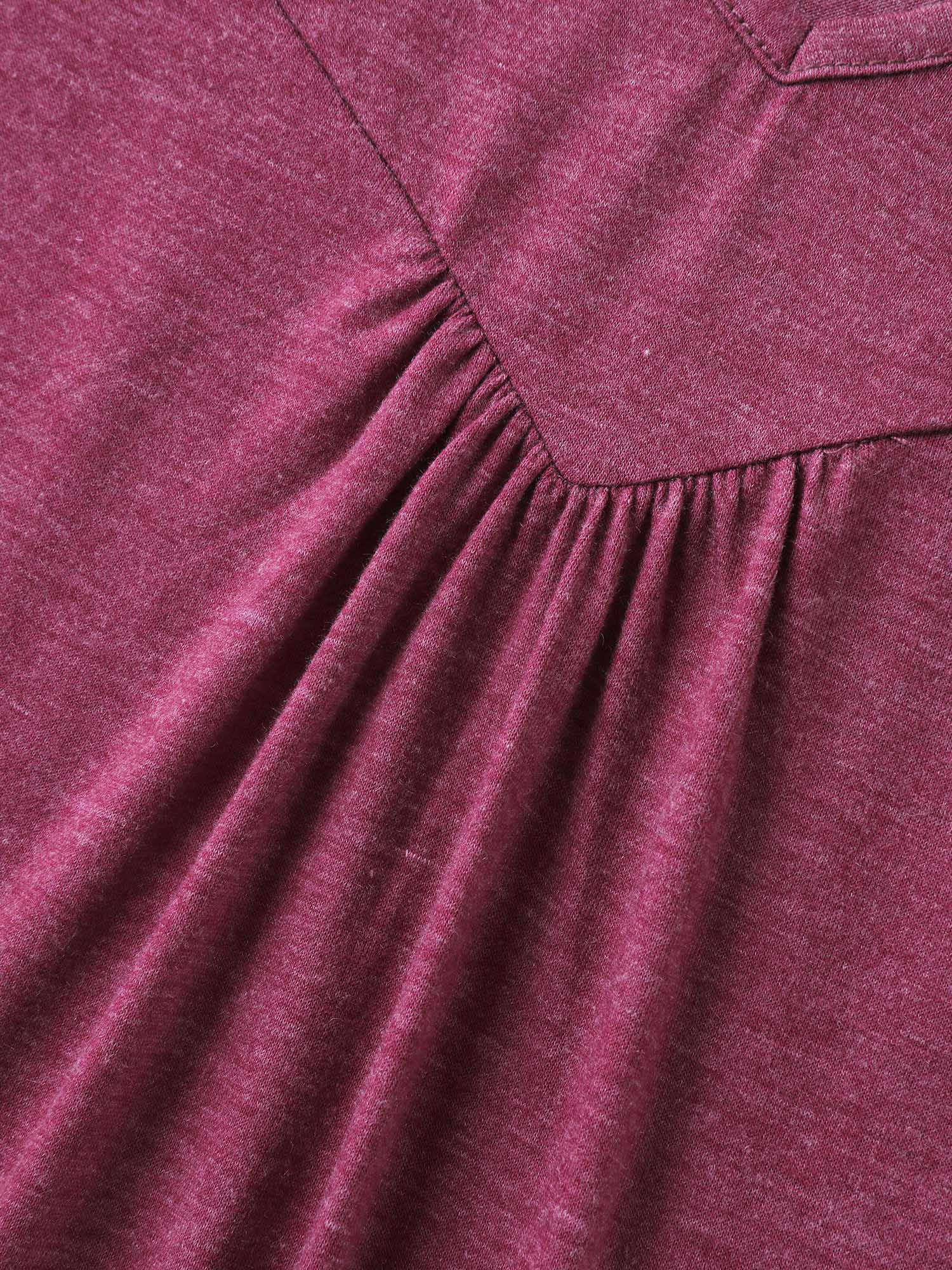 Bust-Comfort Ruffled A-Line Top - Image 5