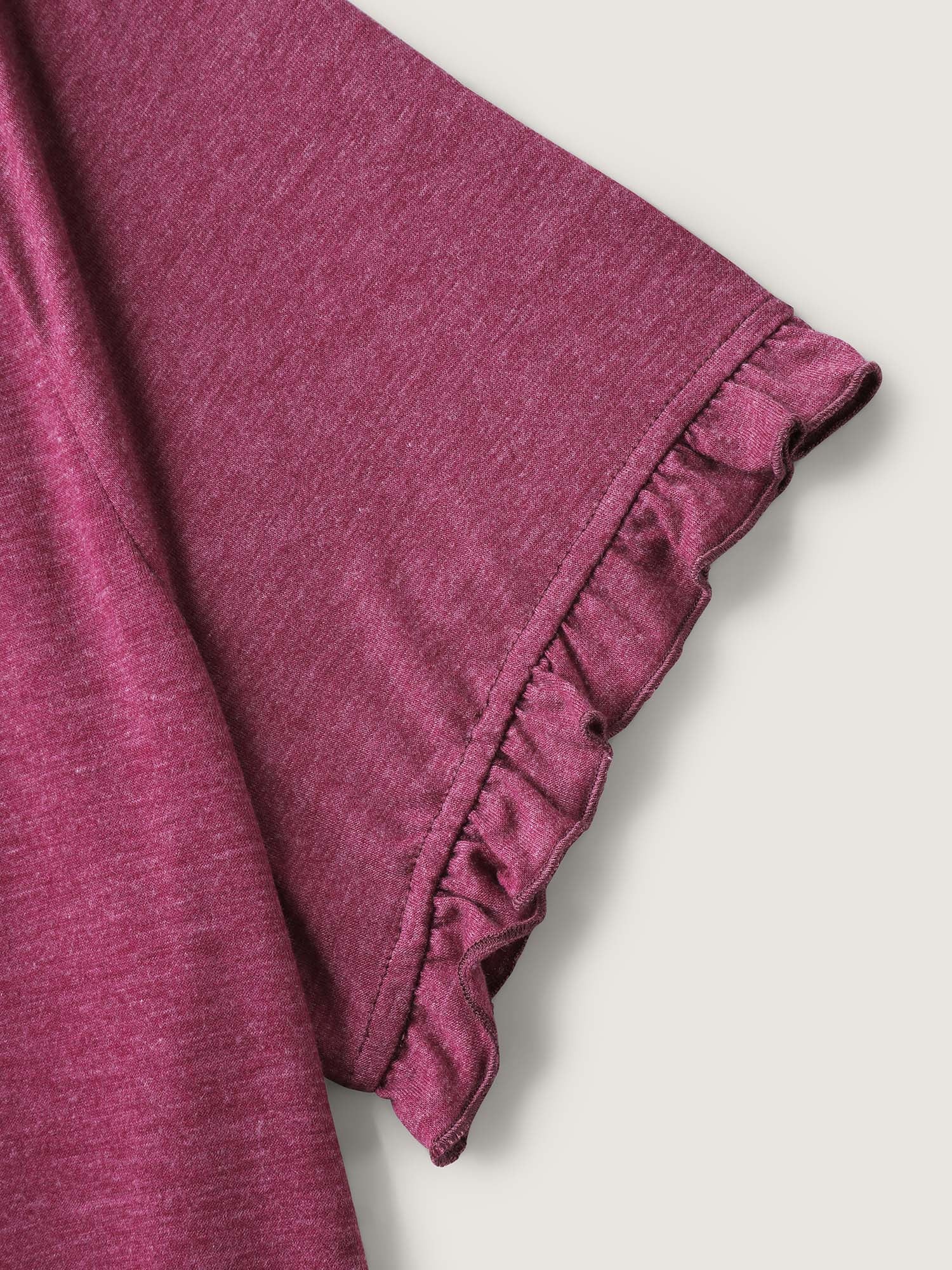 Bust-Comfort Ruffled A-Line Top - Image 6
