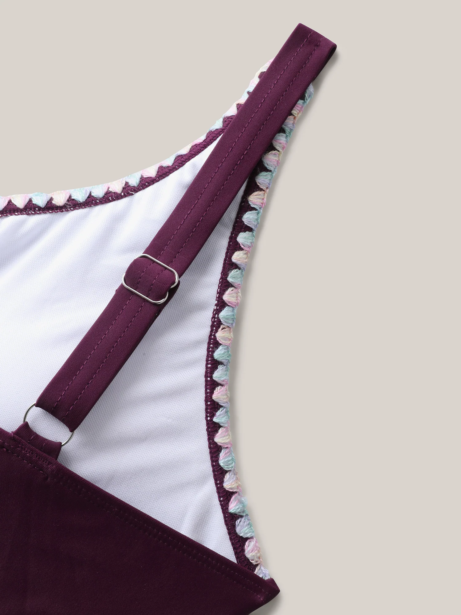 Bust Drawstring Keyhole One-Piece Swimsuit - Image 6