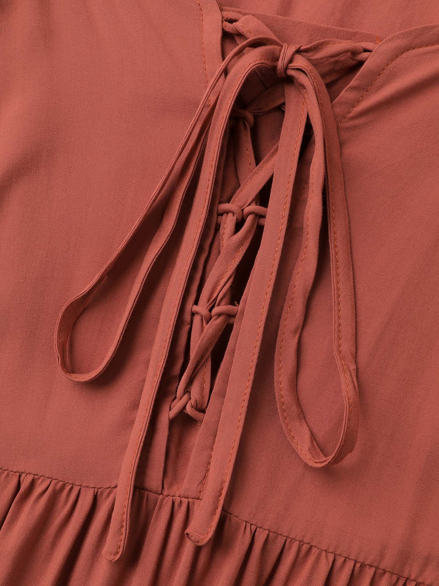Bust-Ease Adjustable Tiered Maxi Dress - Image 5