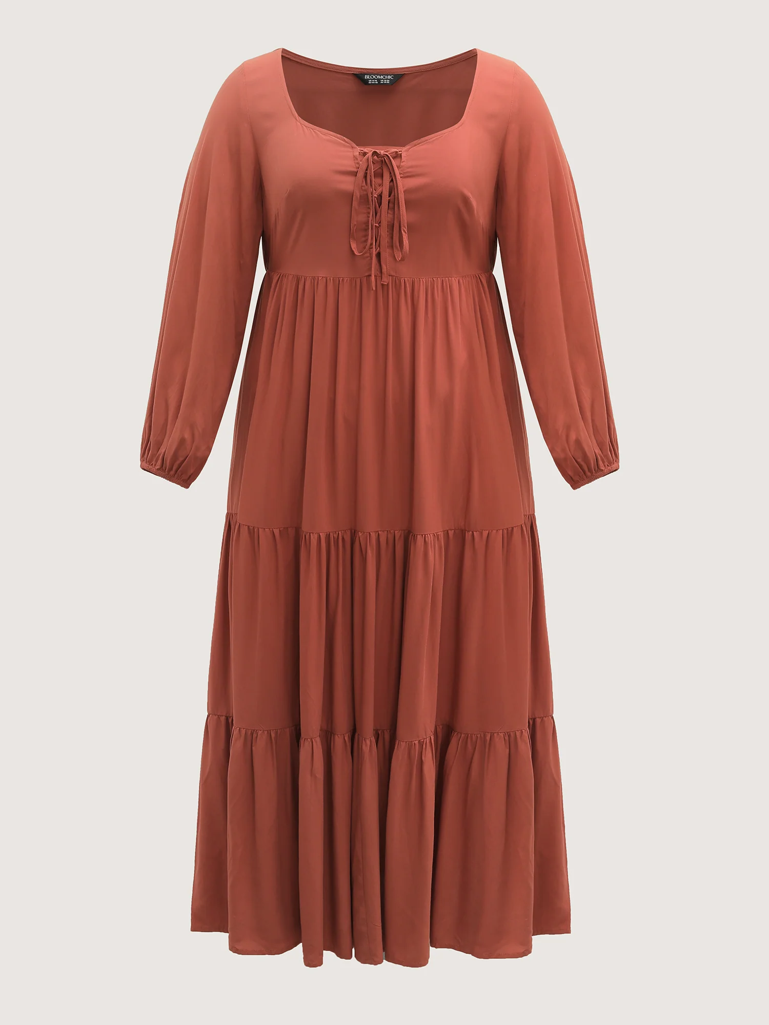 Bust-Ease Adjustable Tiered Maxi Dress - Image 7