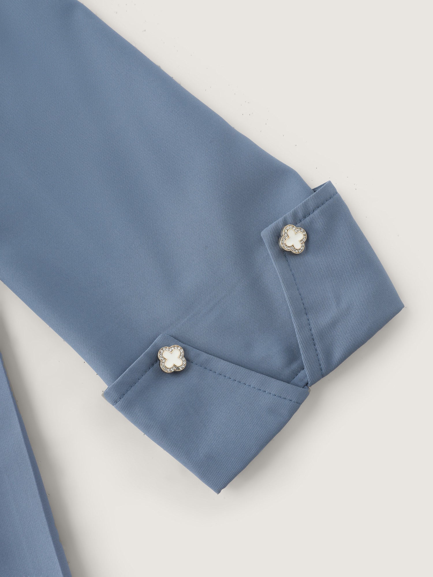 Button Detail Pleated Pockets Midi Dress - Image 7