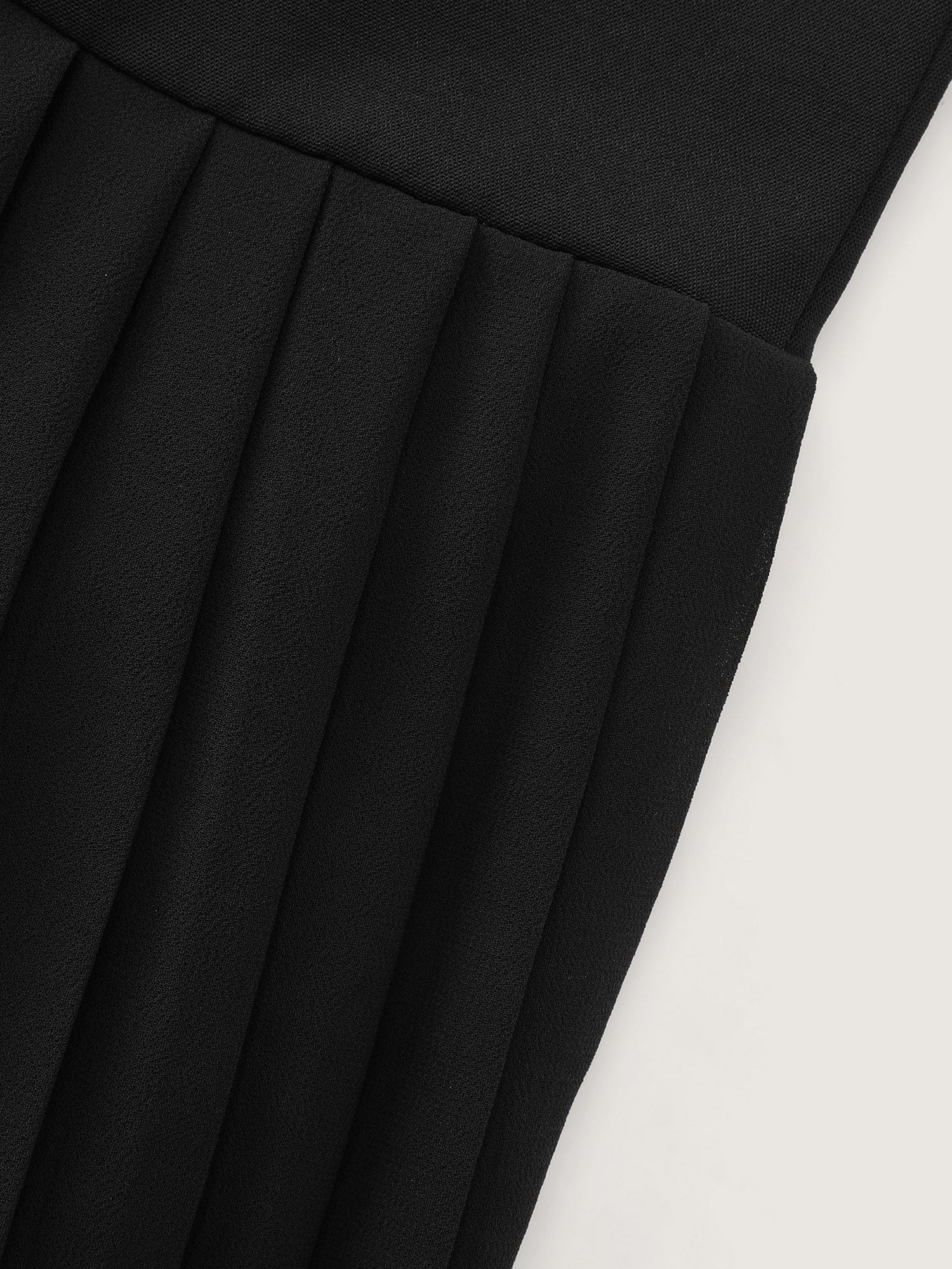 Button Detail Pleated Waist Midi Dress - Image 5