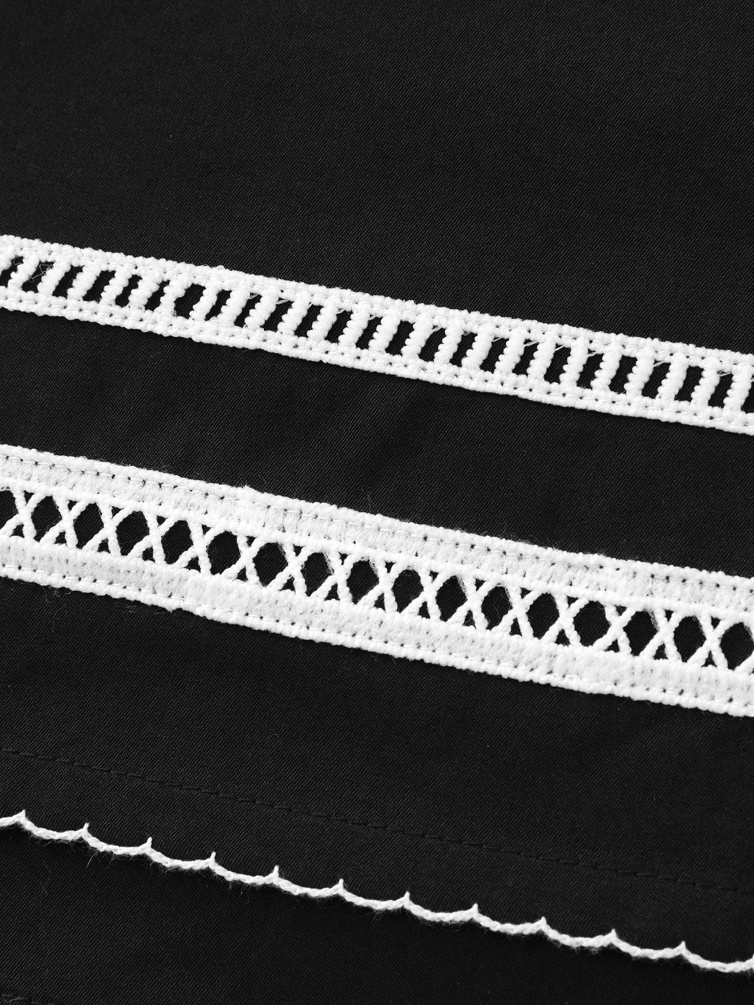 Button Front Belted Stitch Detail Midi Dress - Image 7