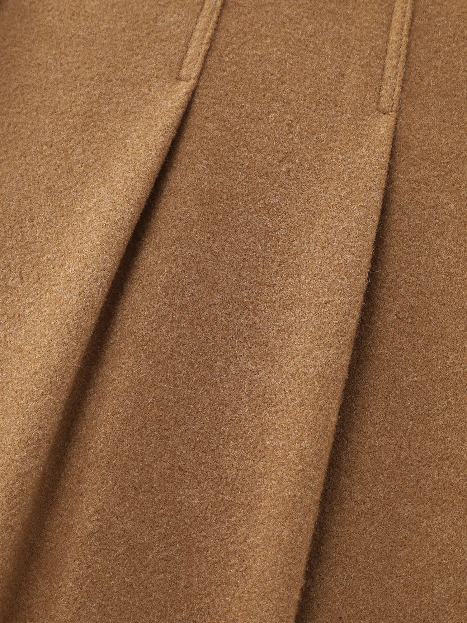 Button Front Pleated Plain Coat - Image 5