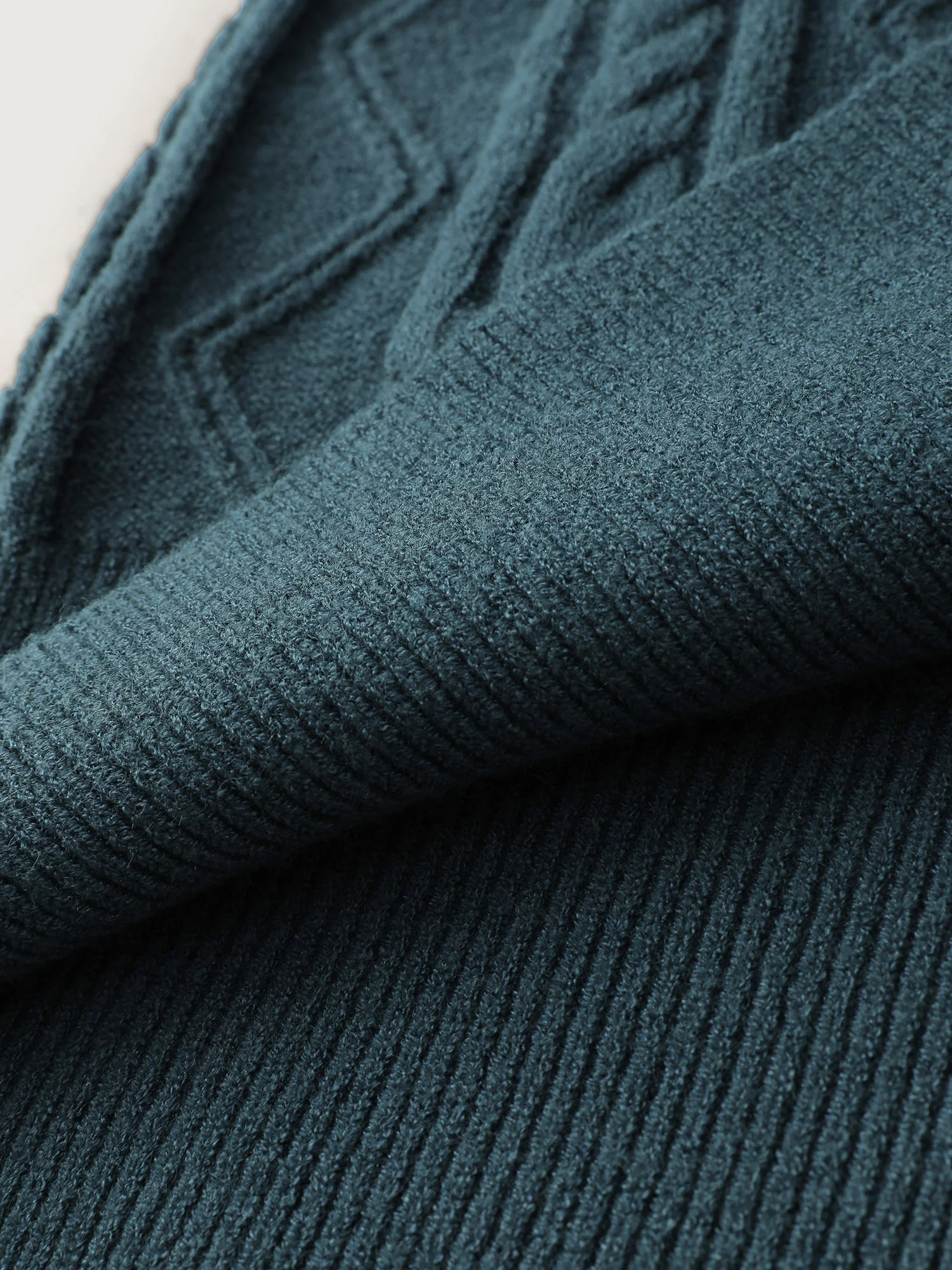 Supersoft Cable Knit Pockets Shawl Collar Knit Cardigan - Image 7