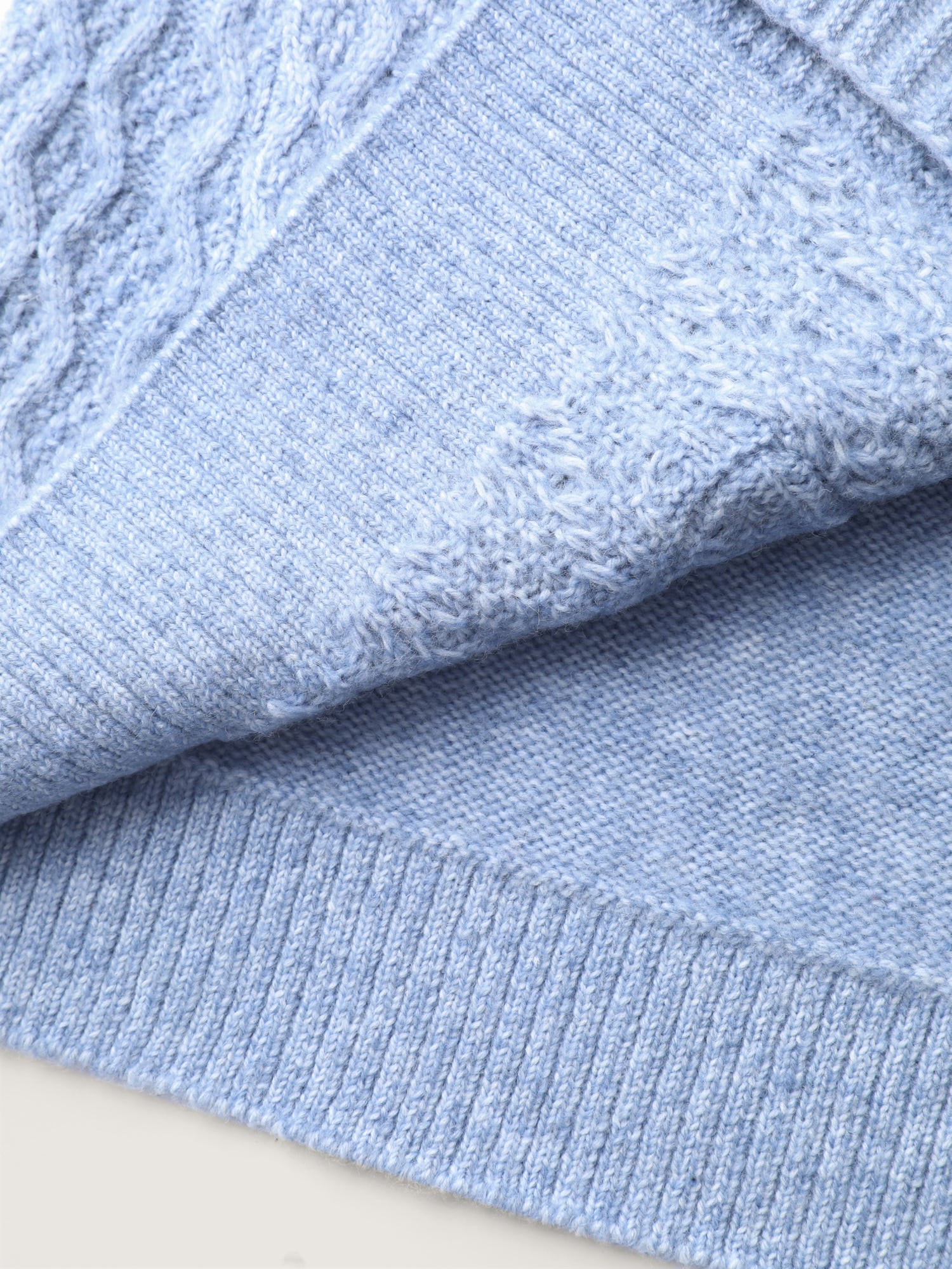 Cable Knit Textured Pockets Cardigan - Image 7