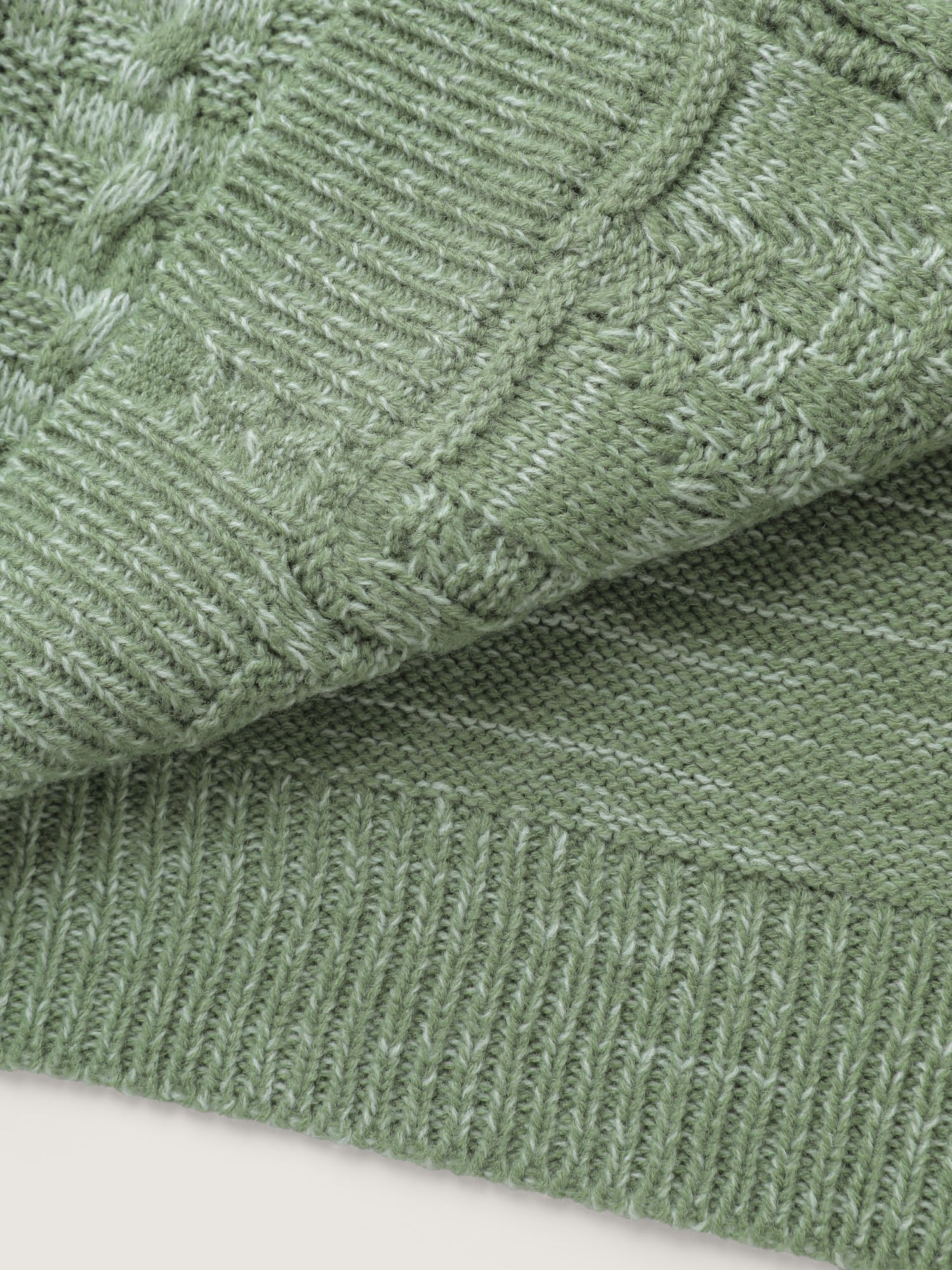 Cable Knit Textured Pockets Knit Cardigan - Image 7