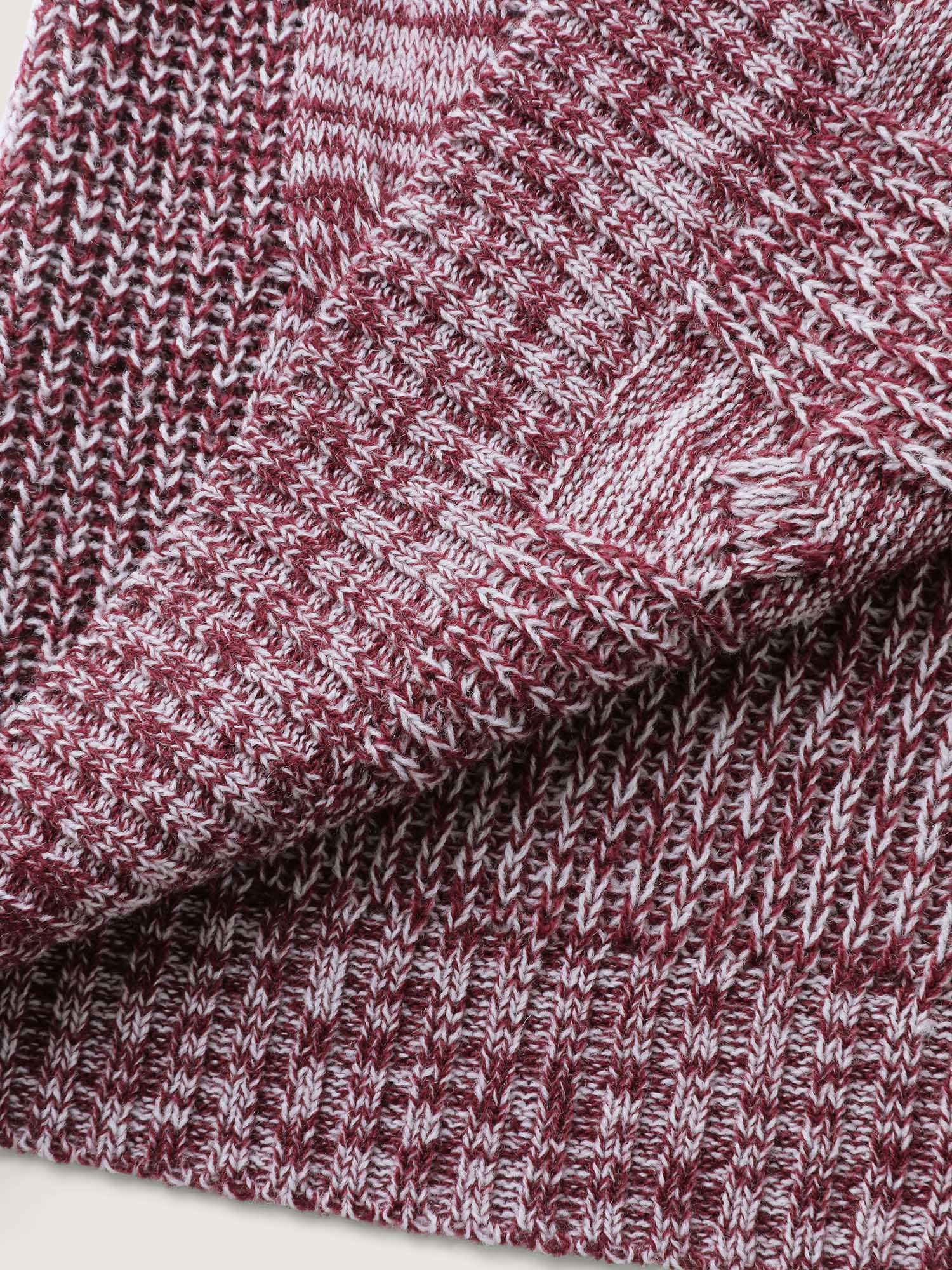 Cable Stitch Heather Hooded Knit Cardigan - Image 8