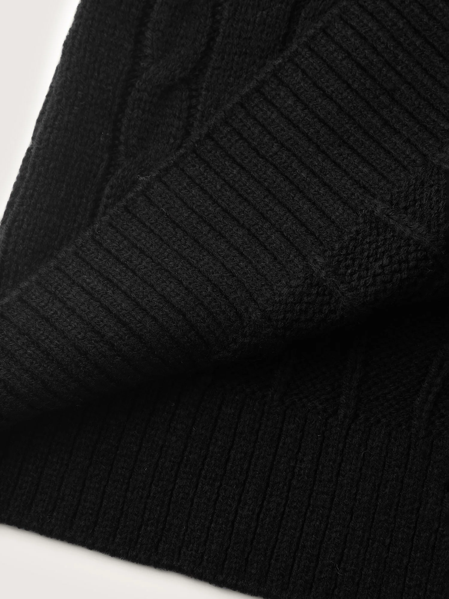 Cable Zipper Sleeveless Knit Cardigan - Image 8