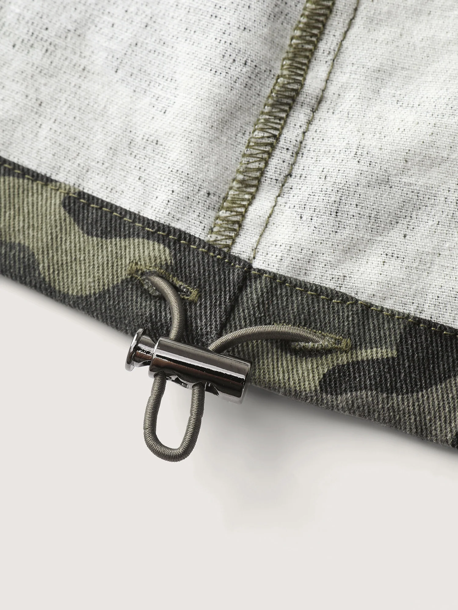 Camouflage Hooded Adjustable Hem Jacket - Image 7
