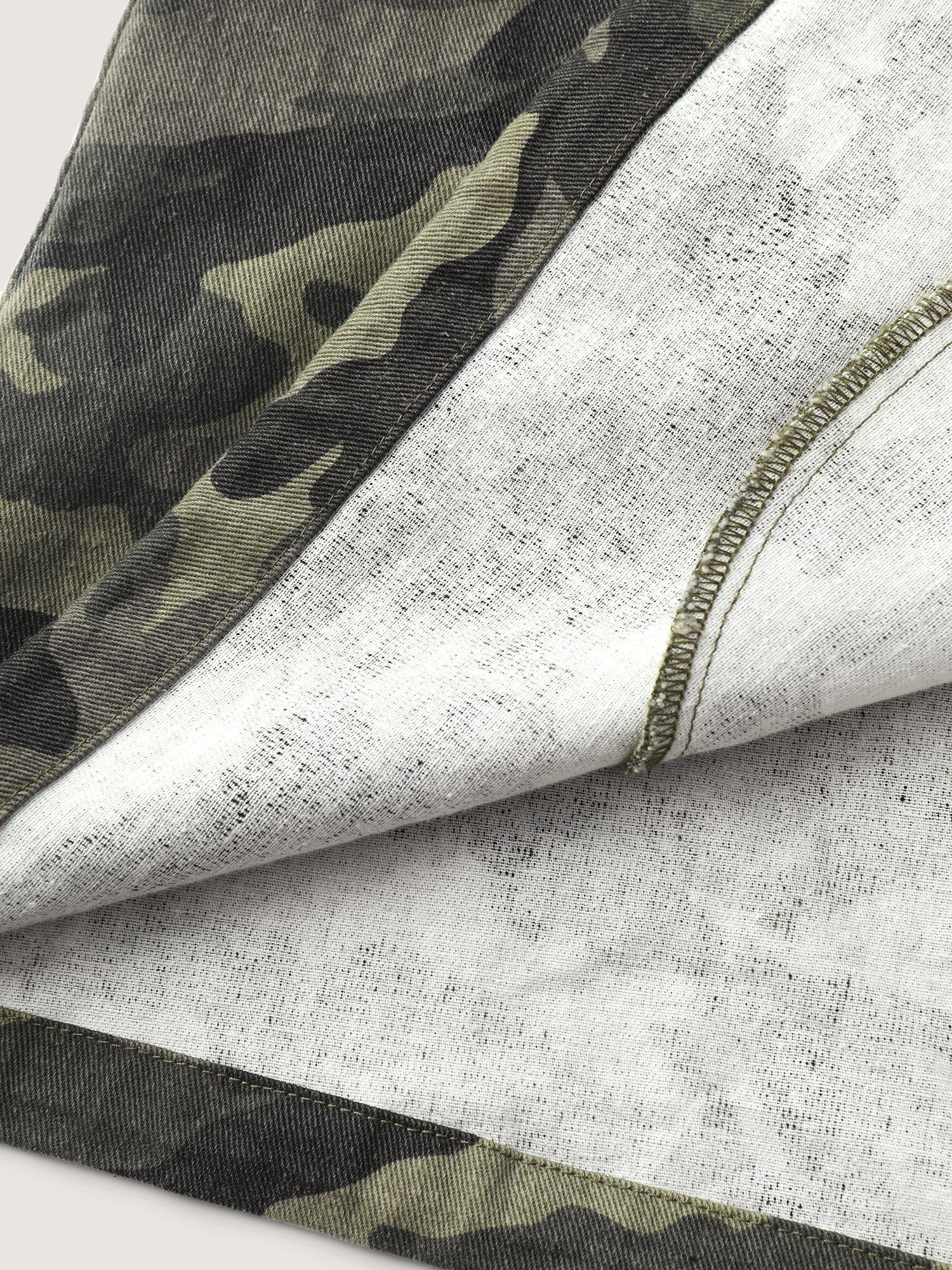 Camouflage Hooded Adjustable Hem Jacket - Image 8