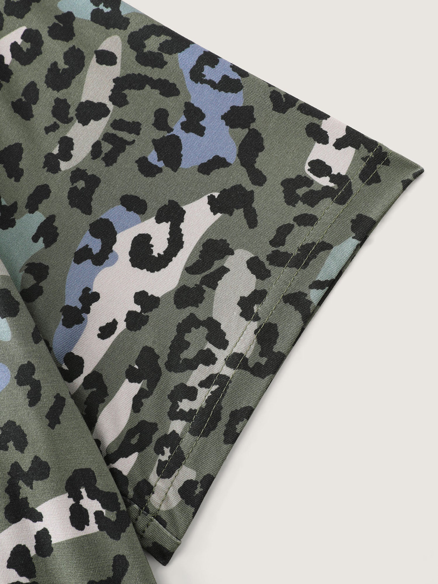 Camouflage Leopard Print T-Shirt - Image 6