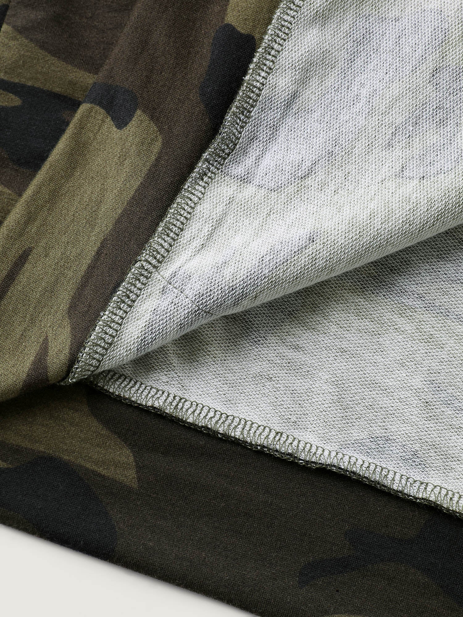 Camouflage Print Stretchy Zipper Hoodie - Image 8